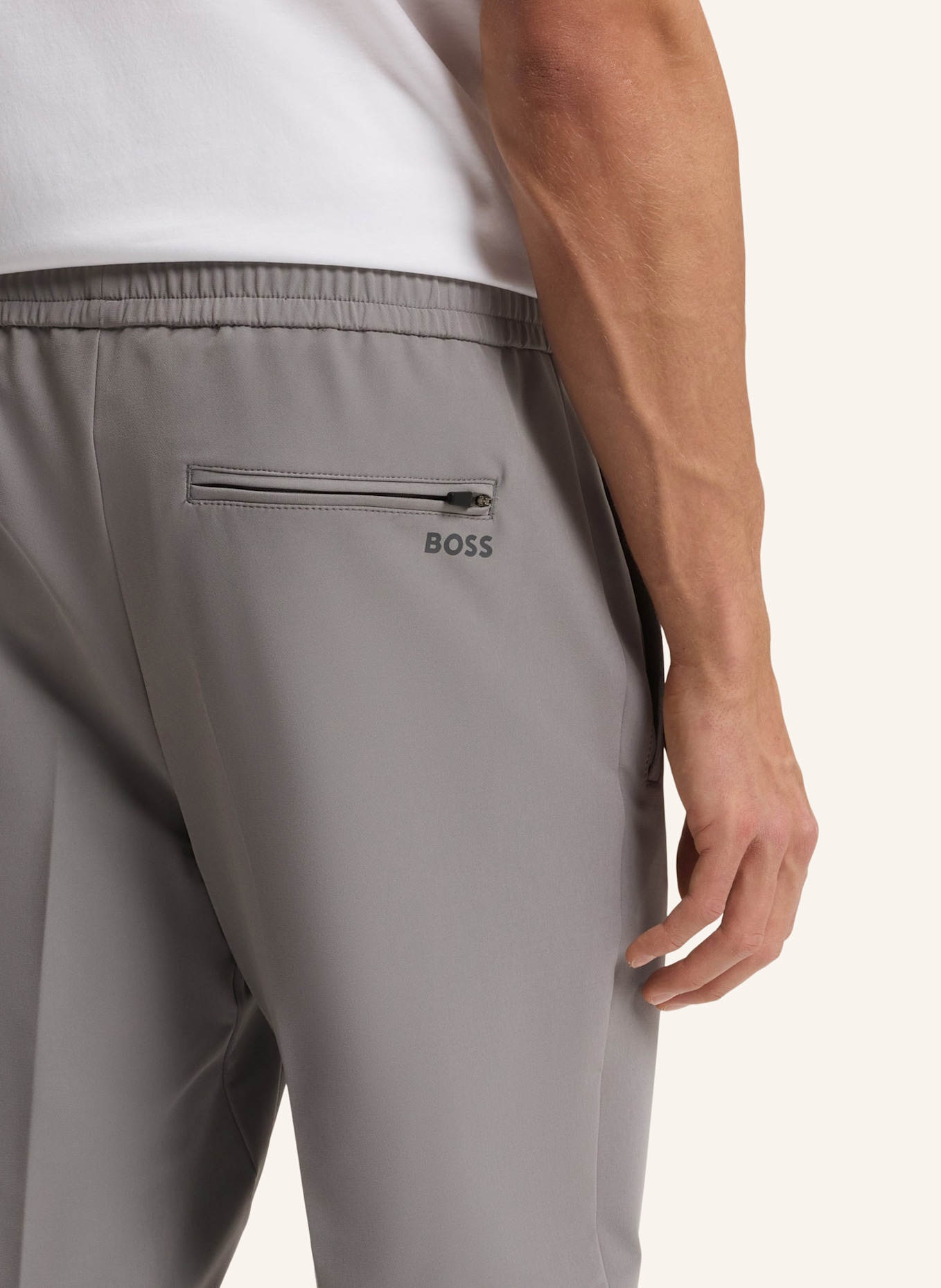 BOSS Chino FLEX Tapered Fit: GRAU