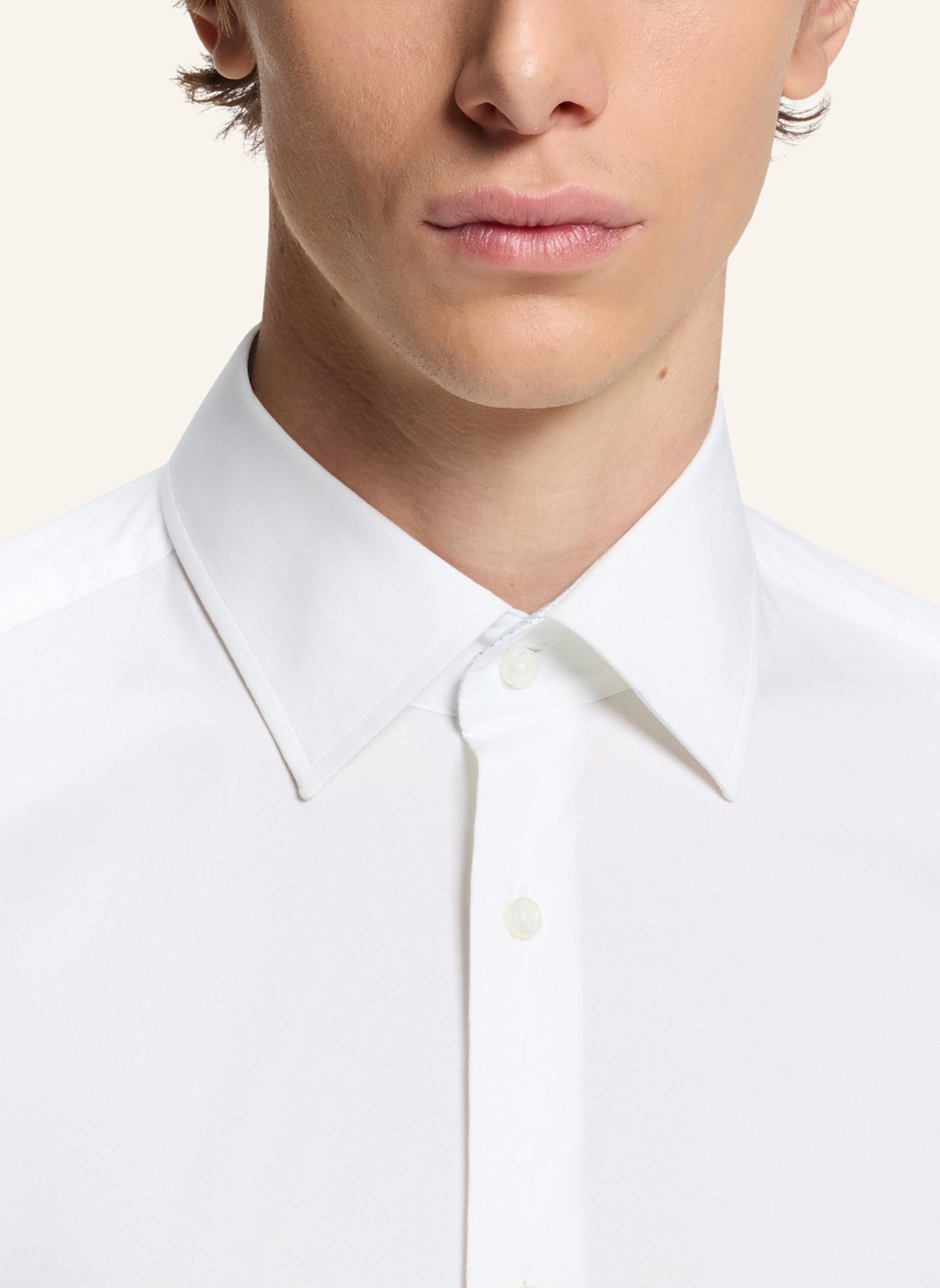 BOSS Business Hemd H-HANK-K-C3-261 Slim Fit: WEISS