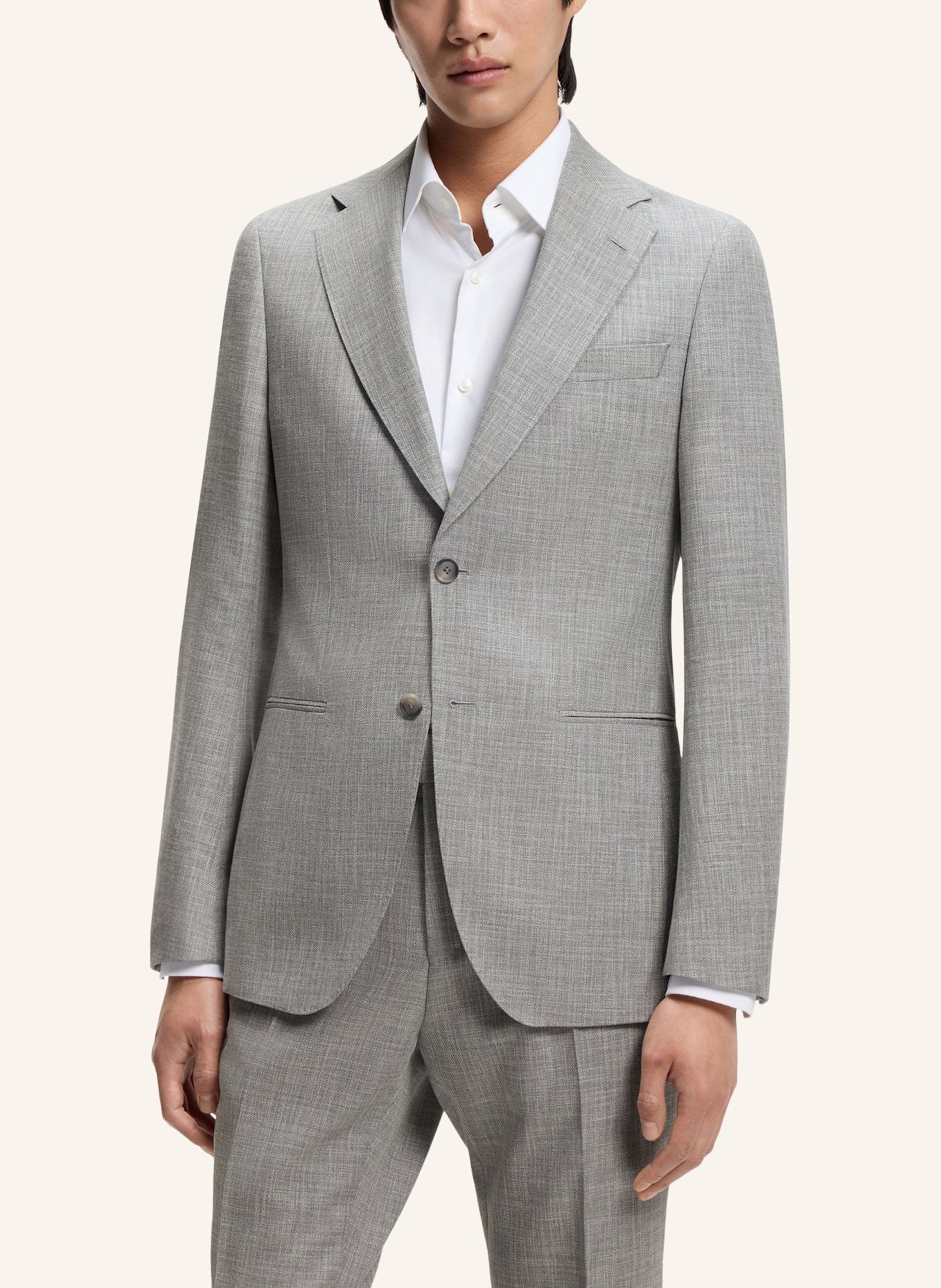 BOSS Anzug C-HUGE-2PCS-261 Slim Fit: SILBER