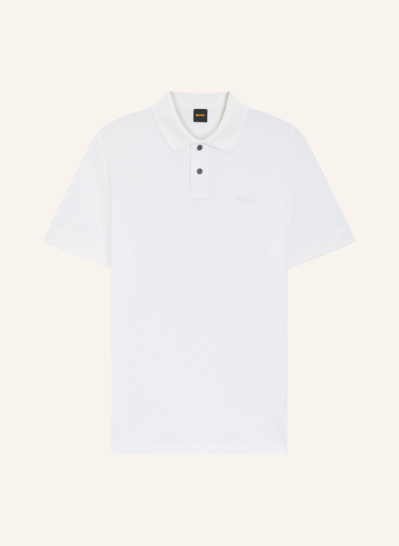 BOSS Piqué-Poloshirt PRIME: WEISS