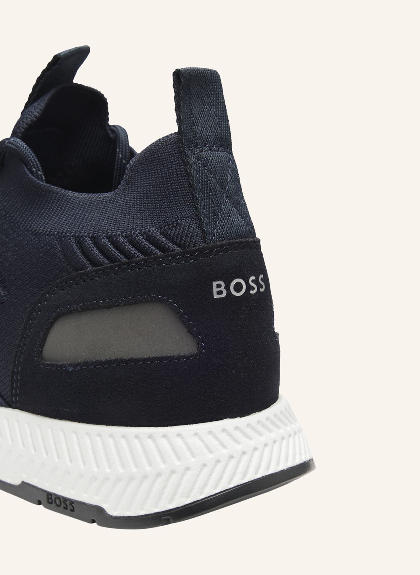 BOSS Sneaker TITANIUM_RUNN_KNST_N: DUNKELBLAU