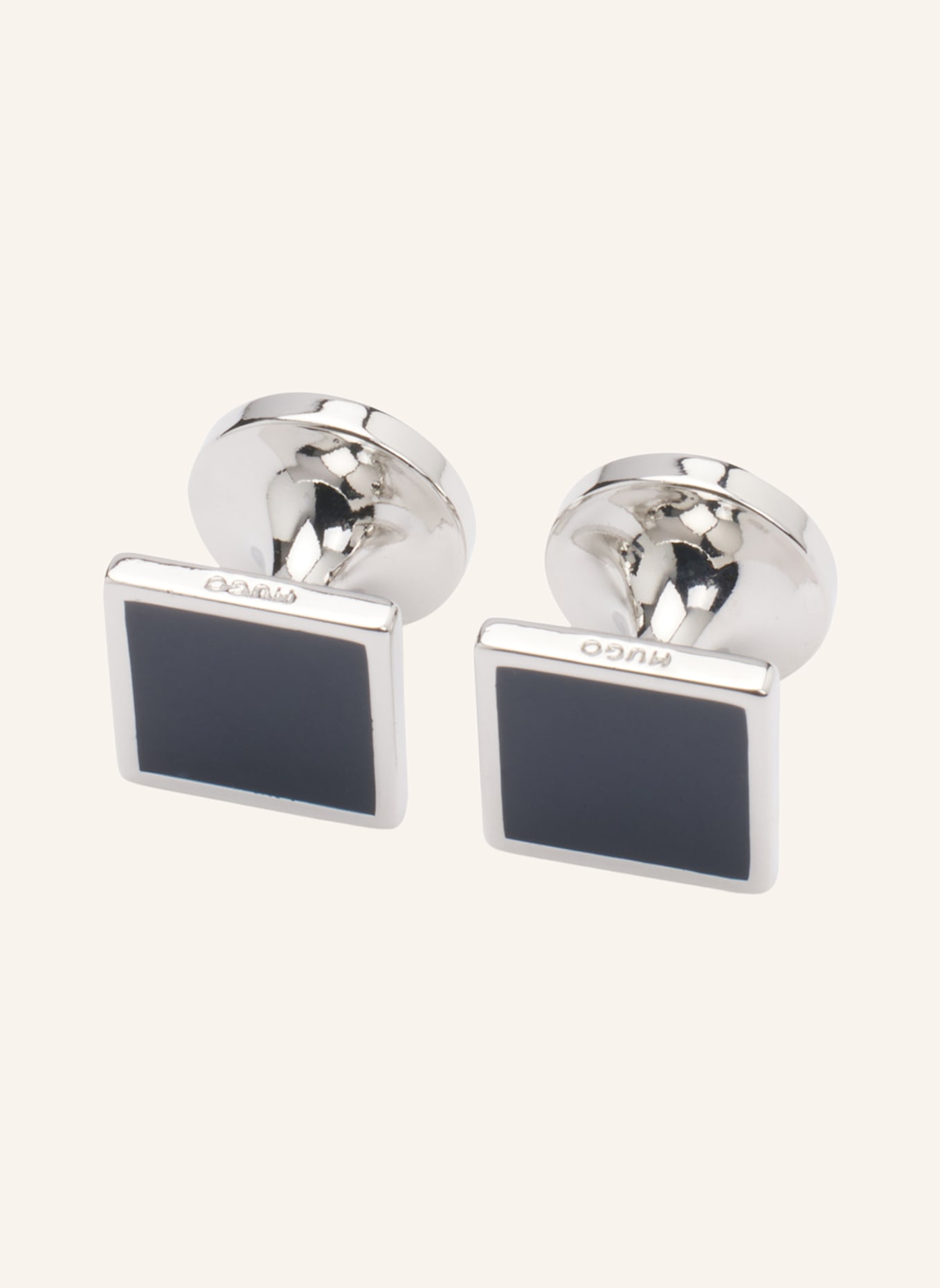 HUGO Manschettenknopf E-TOTAKE-CUF: DUNKELBLAU