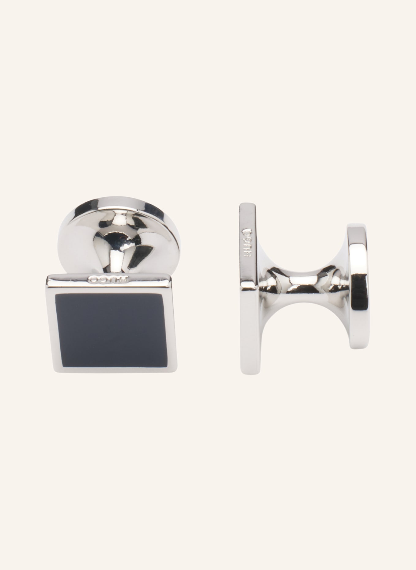 HUGO Manschettenknopf E-TOTAKE-CUF: DUNKELBLAU