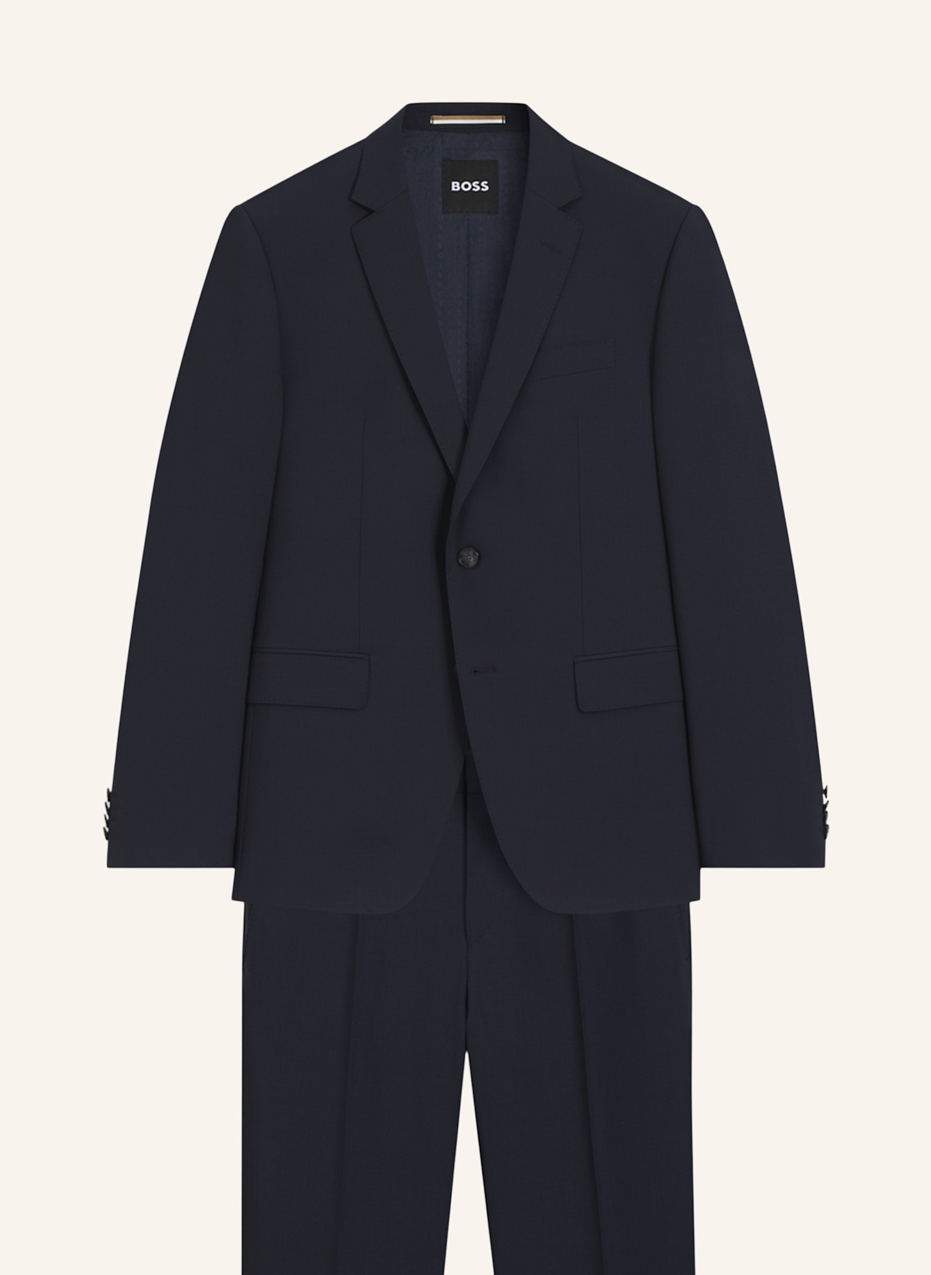 BOSS Business Anzug H-HUGE-2PCS-224 Slim Fit: HELLBLAU