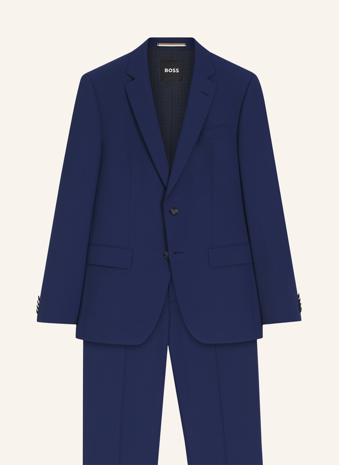 BOSS Business Anzug H-HUGE-2PCS-224 Slim Fit: DUNKELBLAU