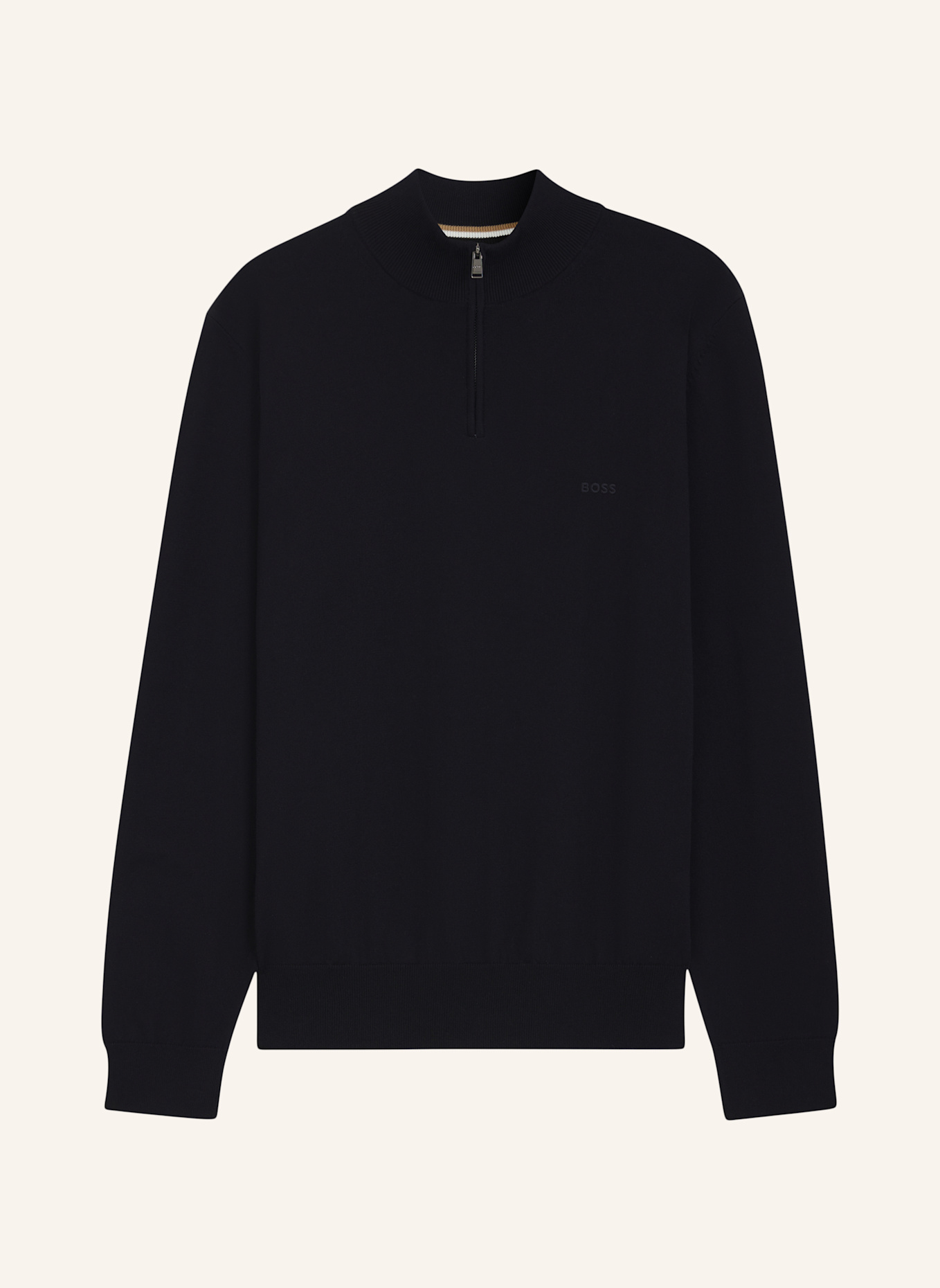 BOSS Pullover PADRO-L Regular Fit: DUNKELBLAU
