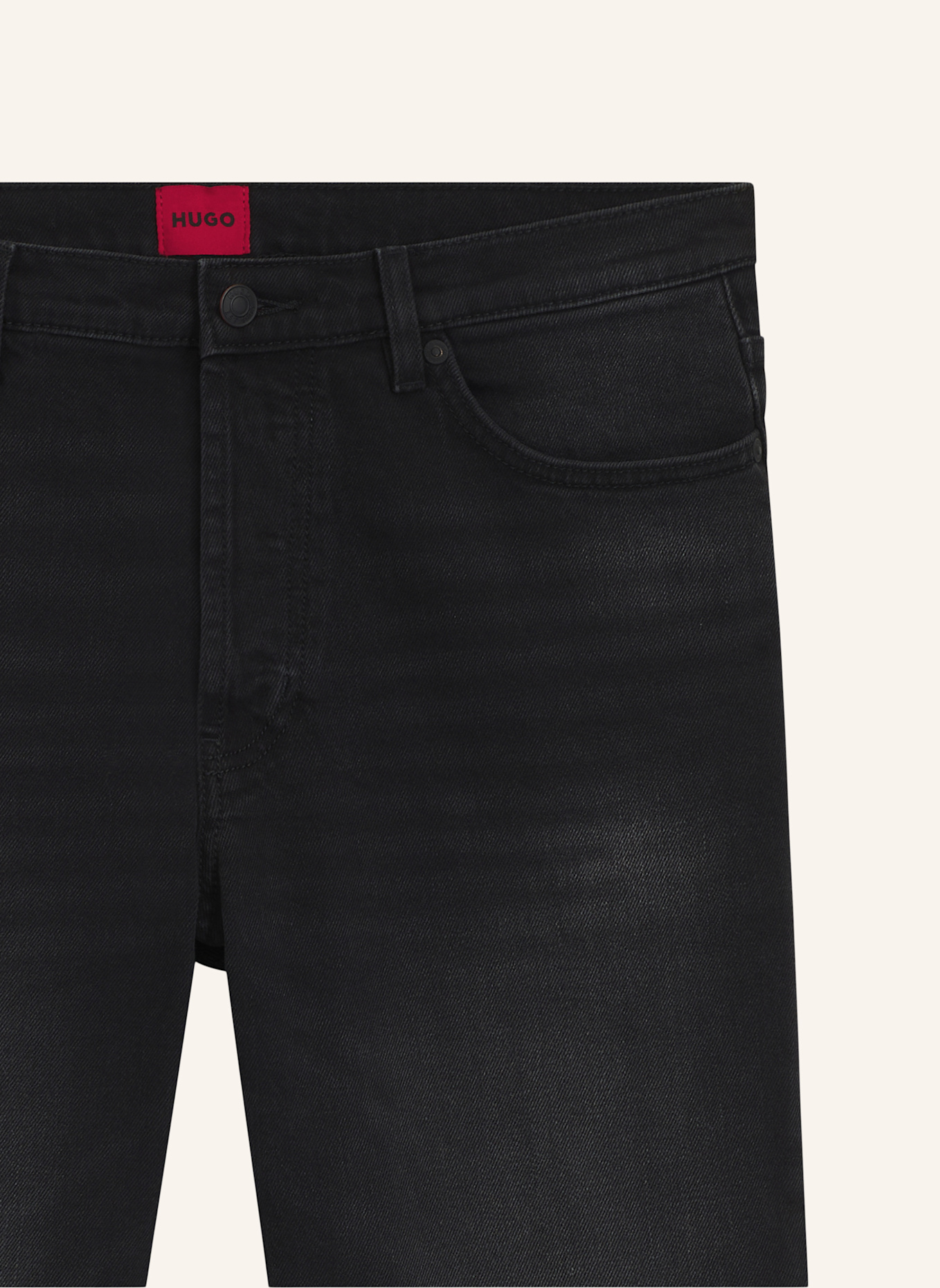 HUGO Jeans HUGO 634 Tapered Fit: SCHWARZ