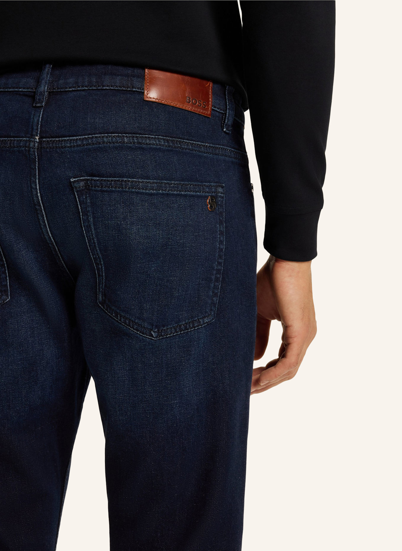 BOSS Jeans DELAWARE BO Slim Fit: DUNKELBLAU