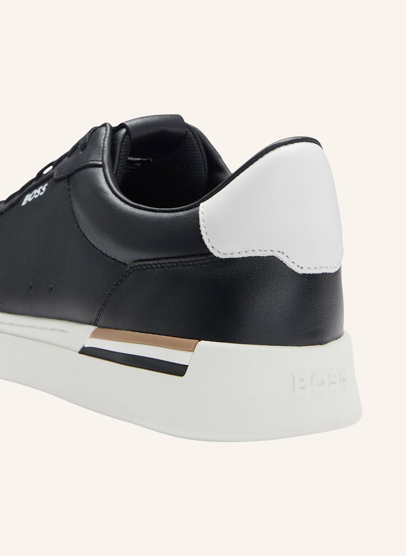 BOSS Sneaker CLINT_TENN_LTVPN: SCHWARZ