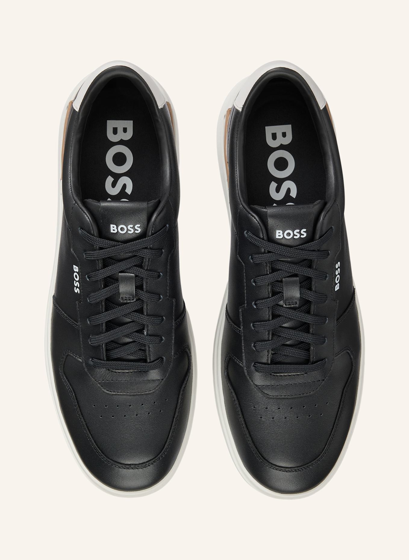 BOSS Sneaker CLINT_TENN_LTVPN: SCHWARZ