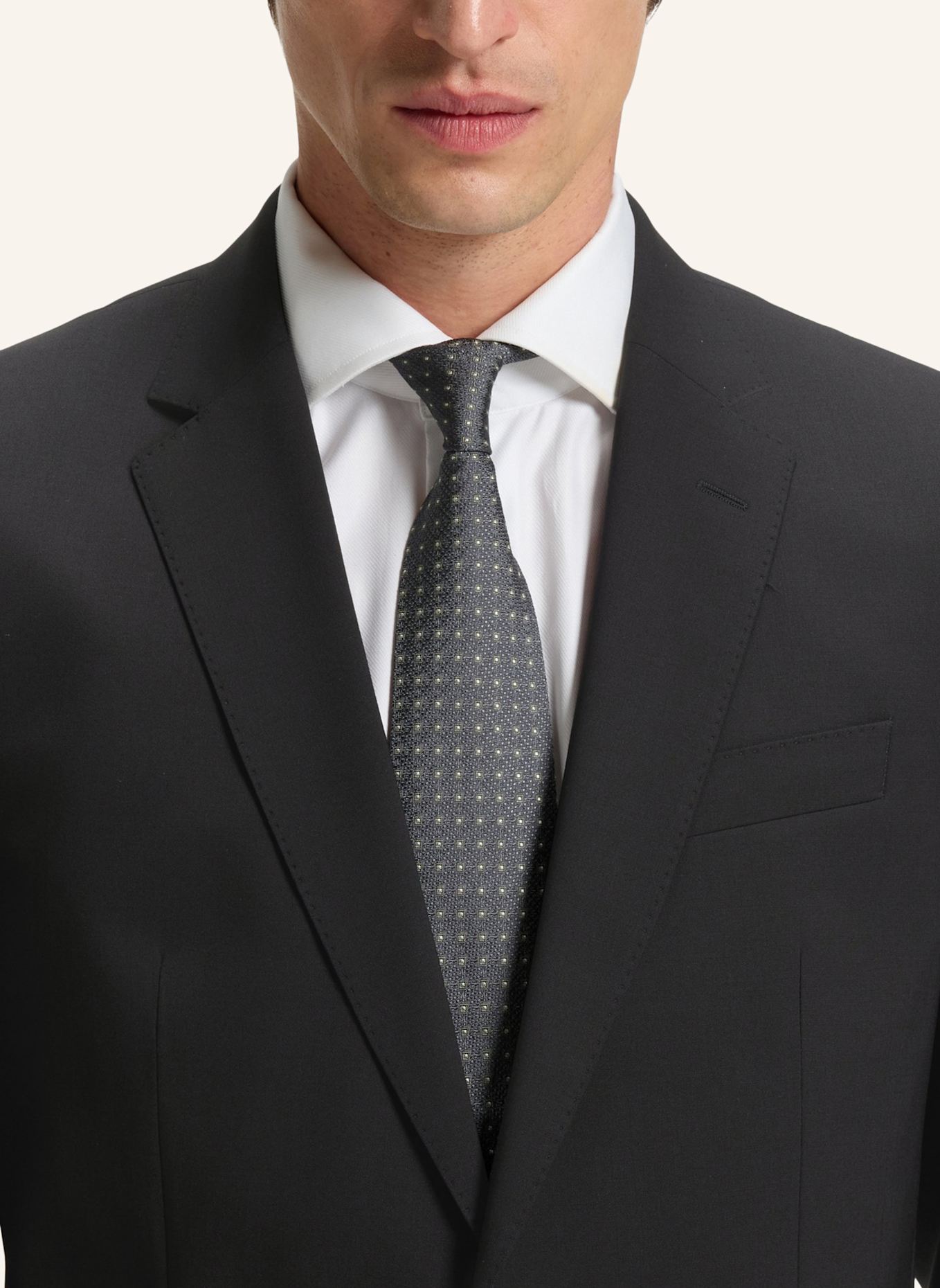 BOSS Business Anzug H-HUGE-2PCS-224 Slim Fit: SCHWARZ