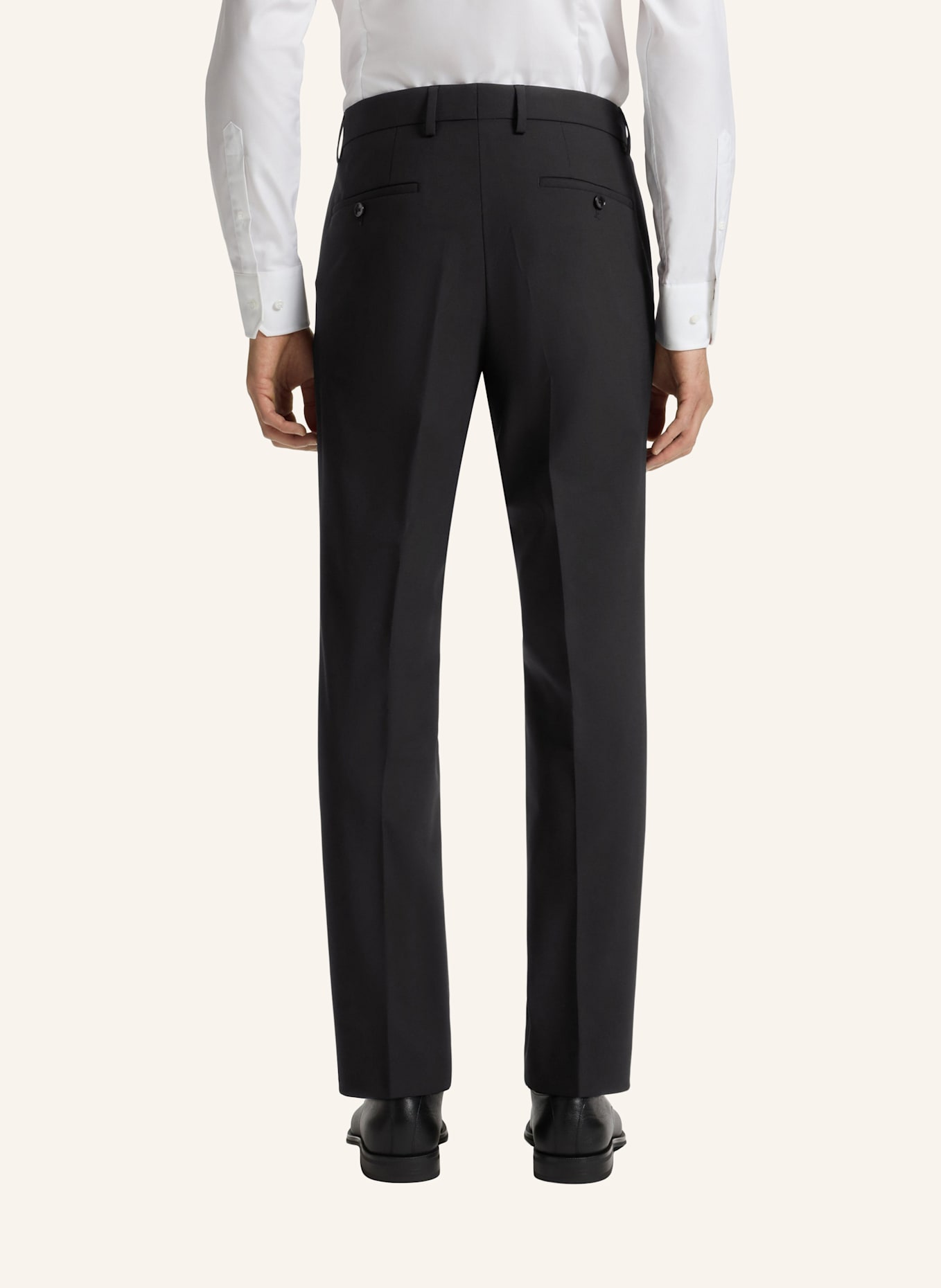 BOSS Business Anzug H-HUGE-2PCS-224 Slim Fit: SCHWARZ