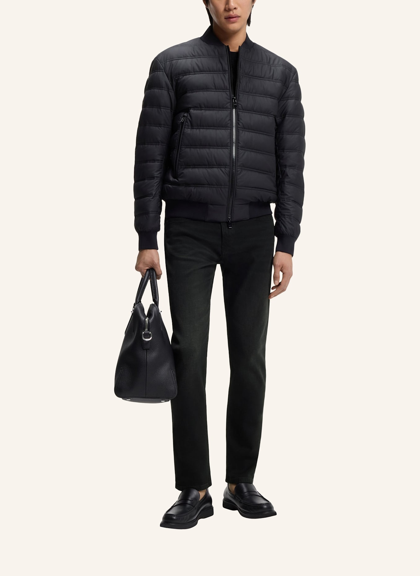 BOSS Jeans DELAWARE_TI Slim Fit: DUNKELBLAU