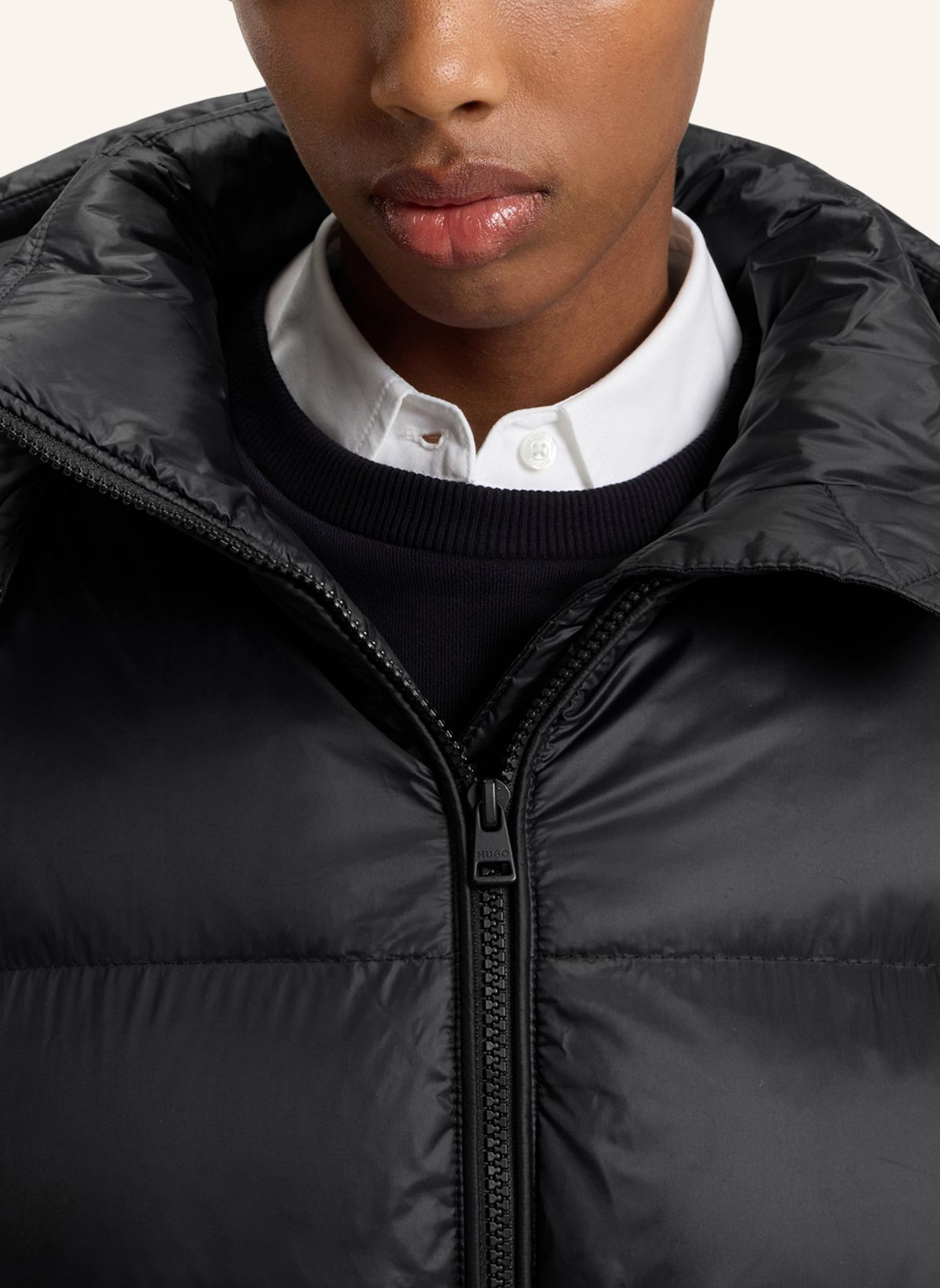 HUGO Casual Jacke FALENTINA-2: SCHWARZ