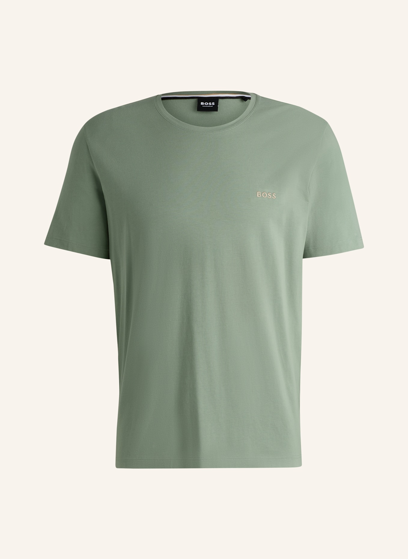 BOSS Loungewear Oberteil MIX&MATCH T-SHIRT R Regular Fit: HELLGRÜN