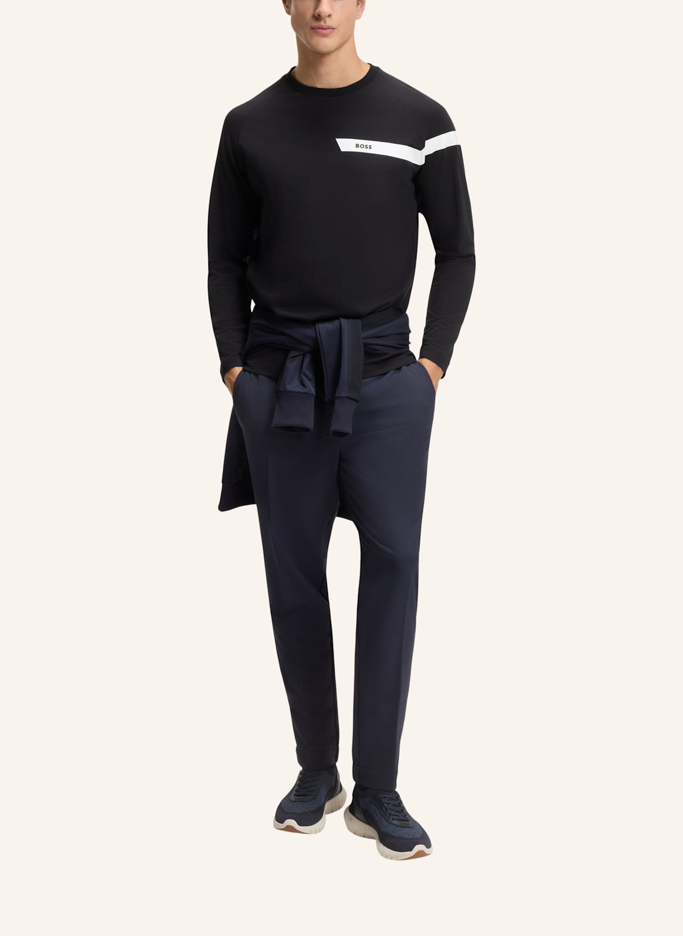 BOSS T-Shirt TOGN 1_IN Regular Fit: DUNKELBLAU