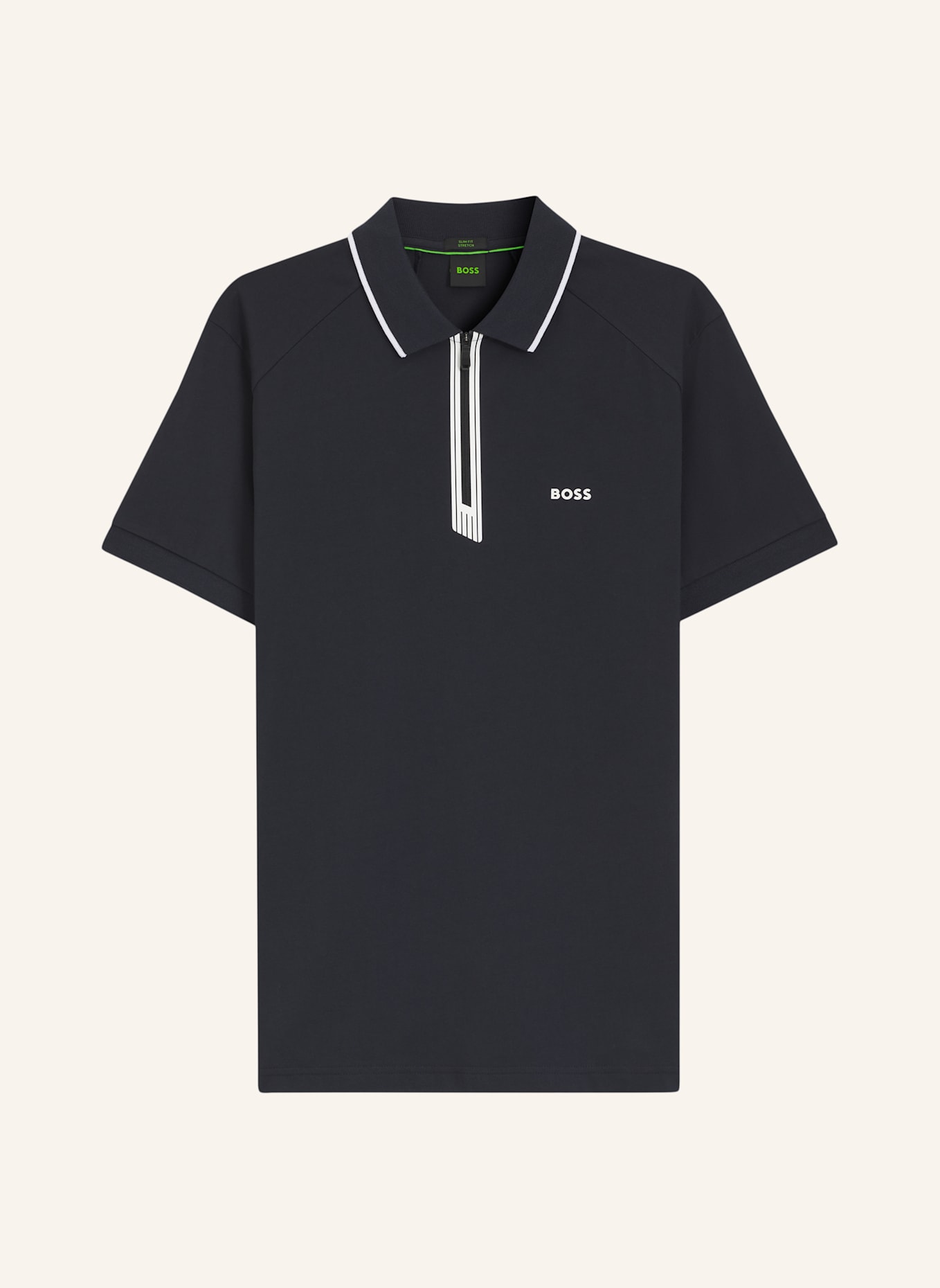 BOSS Poloshirt PHILIX_IN Slim Fit: DUNKELBLAU