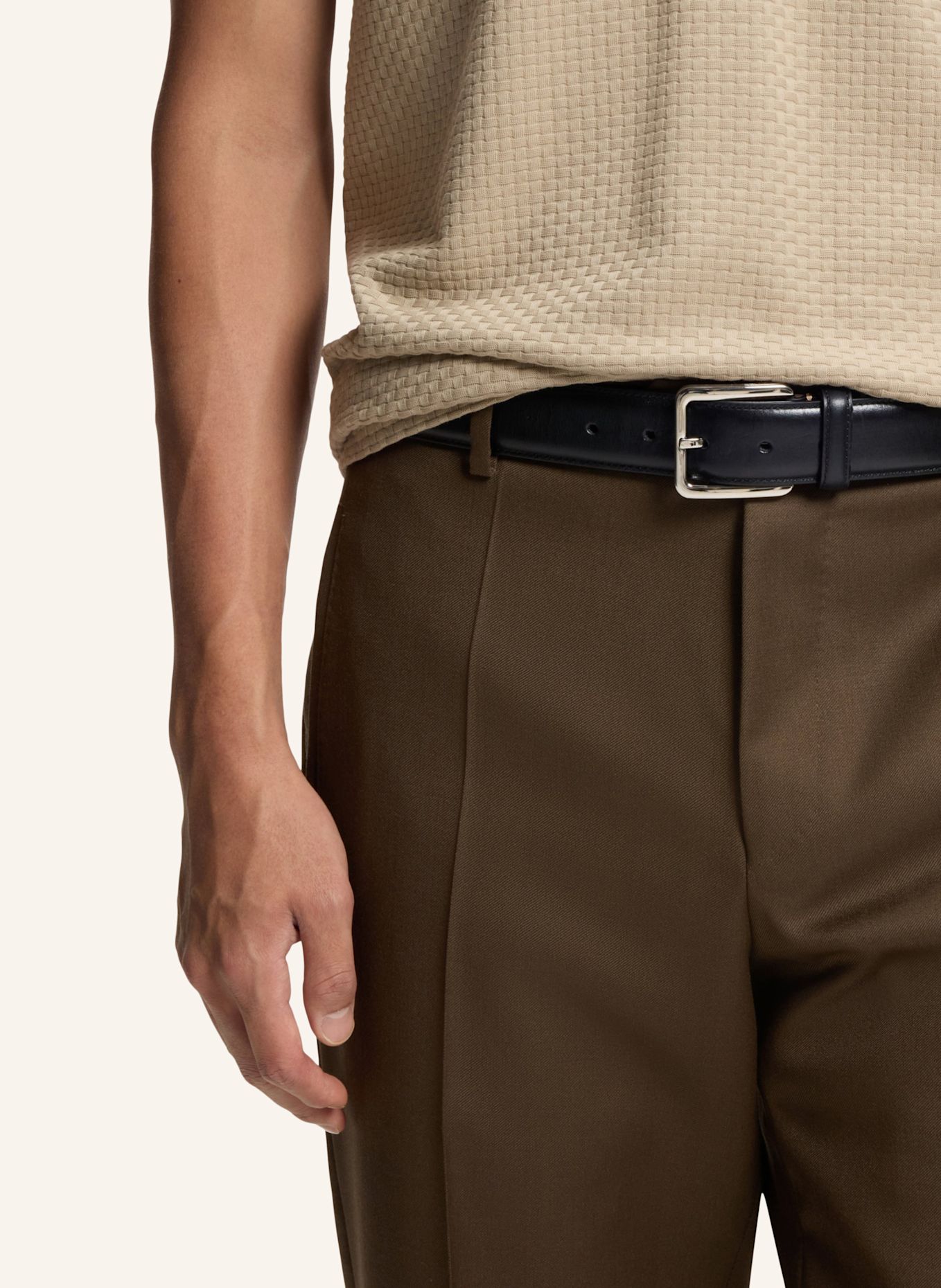 BOSS Business Gürtel LARS-ST_SZ35: SCHWARZ