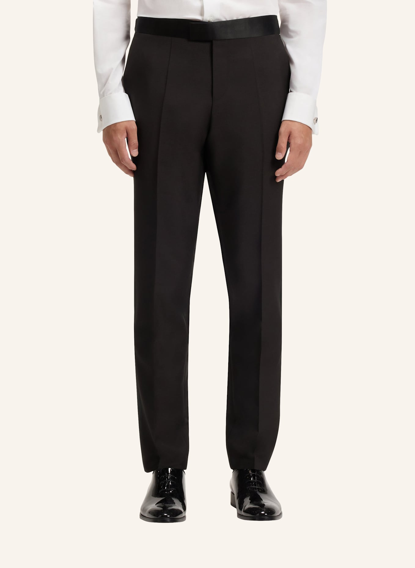 BOSS Business Anzug H-HUGE-2PCS-TUXS-254 Slim Fit: DUNKELBRAUN