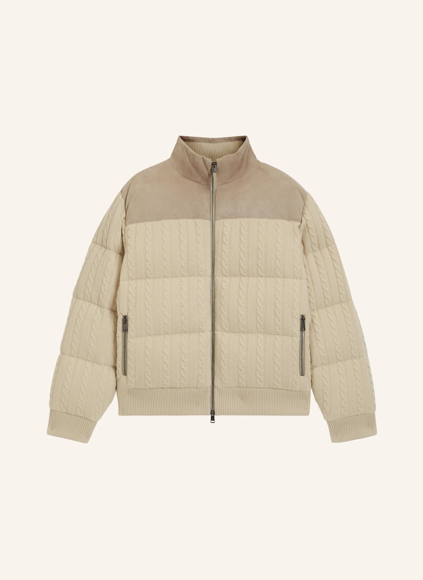 BOSS Casual Jacke L-HEATH Regular Fit: BEIGE