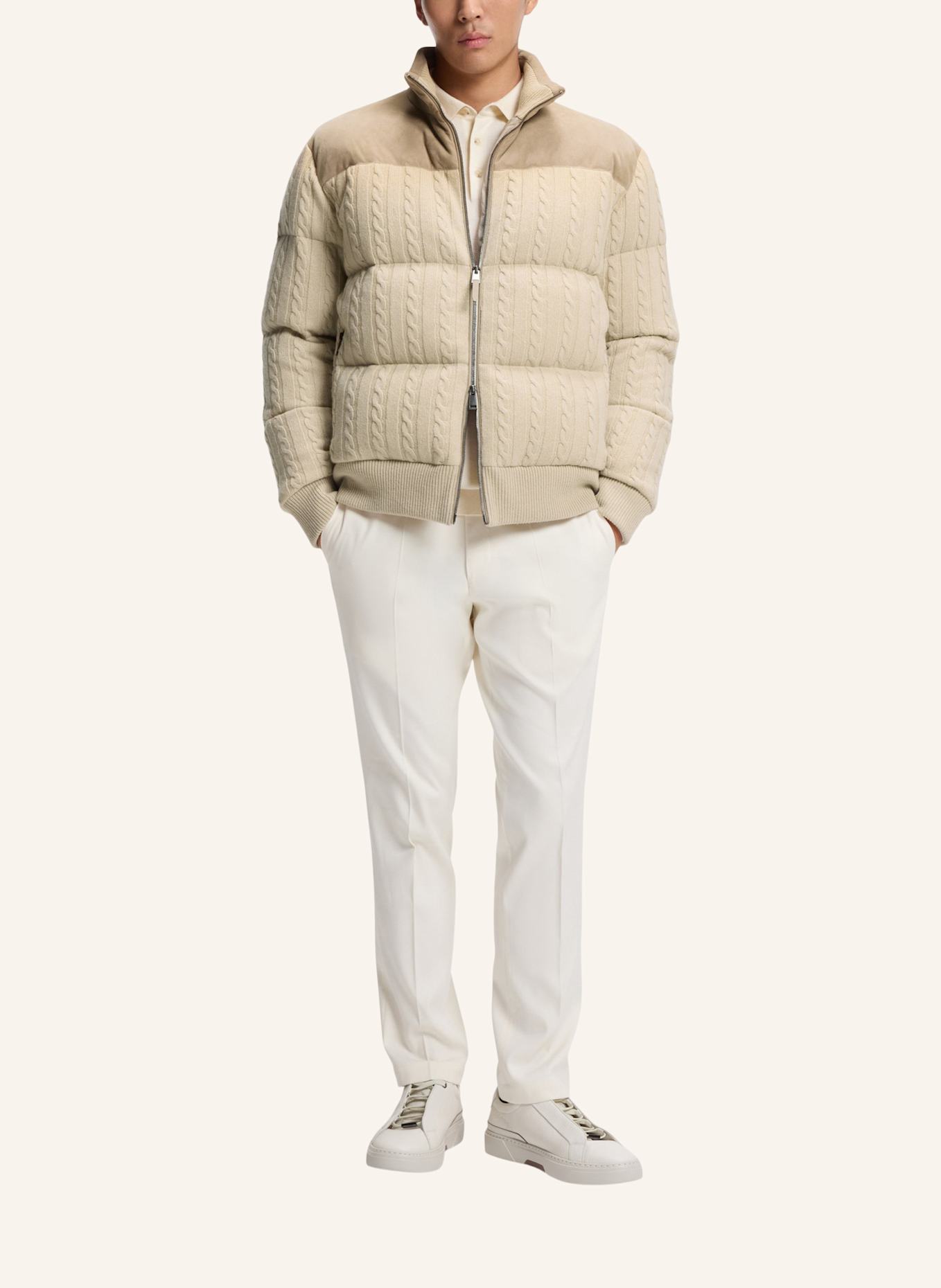 BOSS Casual Jacke L-HEATH Regular Fit: BEIGE