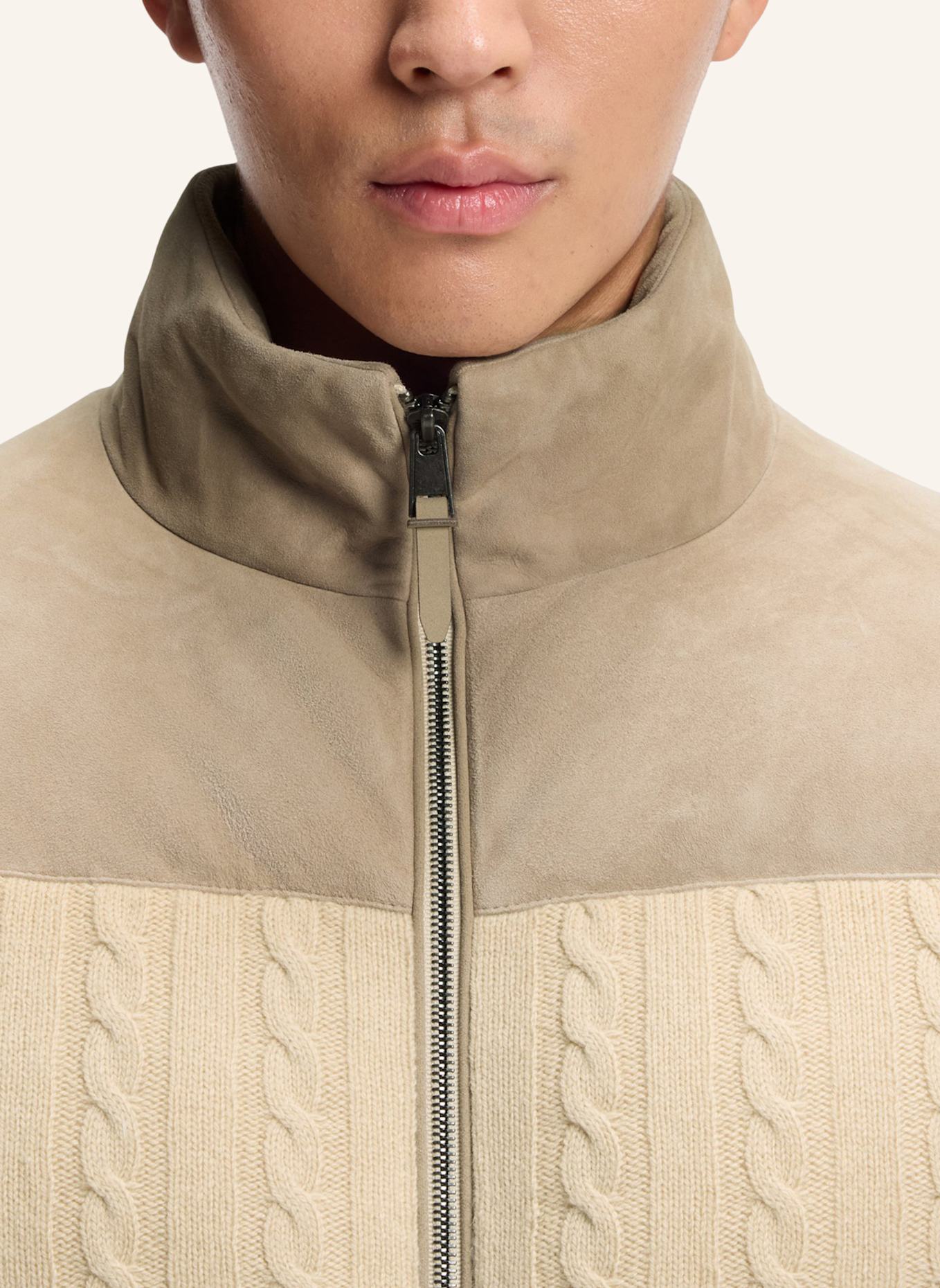 BOSS Casual Jacke L-HEATH Regular Fit: BEIGE