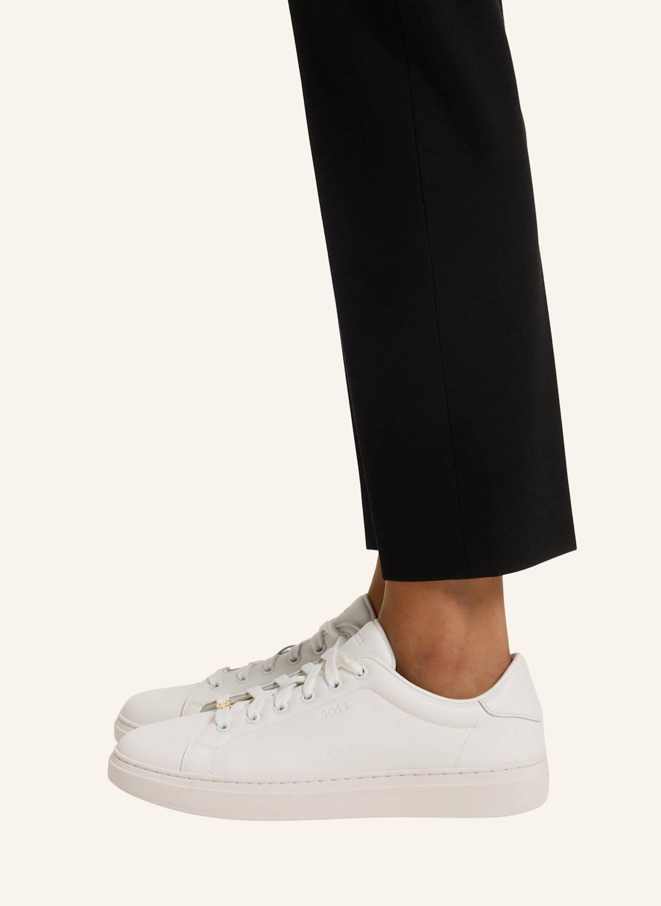 BOSS Turnschuh KIERAN_TENN_ALTBB: WEISS