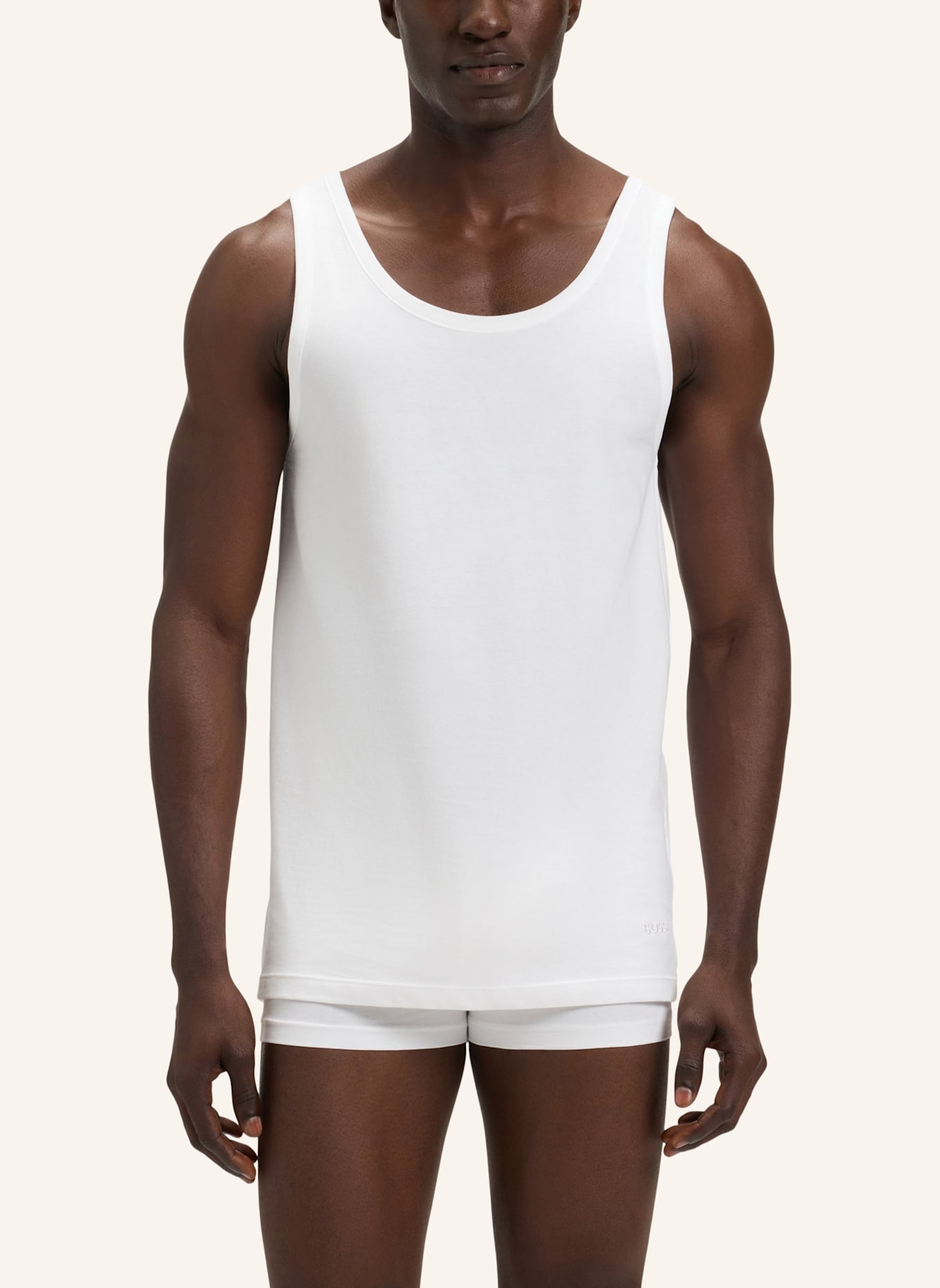 BOSS 3er-Pack Unterhemden: WEISS