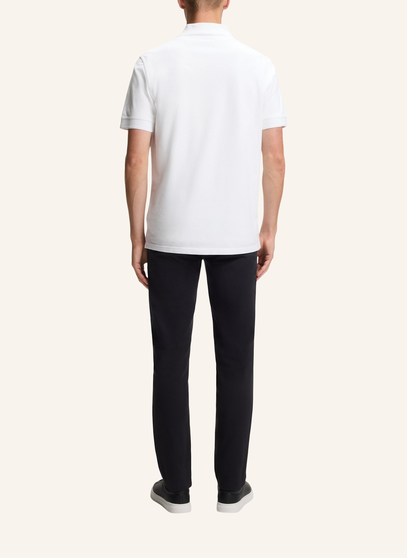 BOSS Piqué-Poloshirt PRIME: WEISS