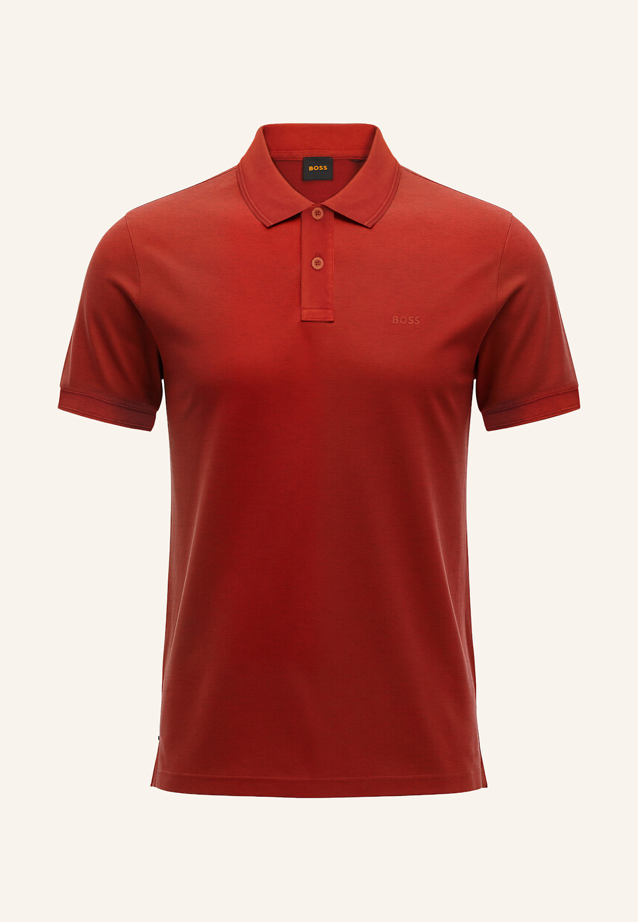 BOSS Piqué-Poloshirt PRIME: ORANGE