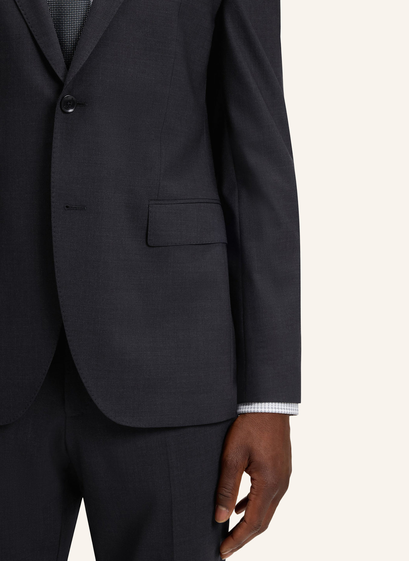 BOSS Business Anzug H-JECKSON-2PCS-224 Regular Fit: DUNKELGRAU