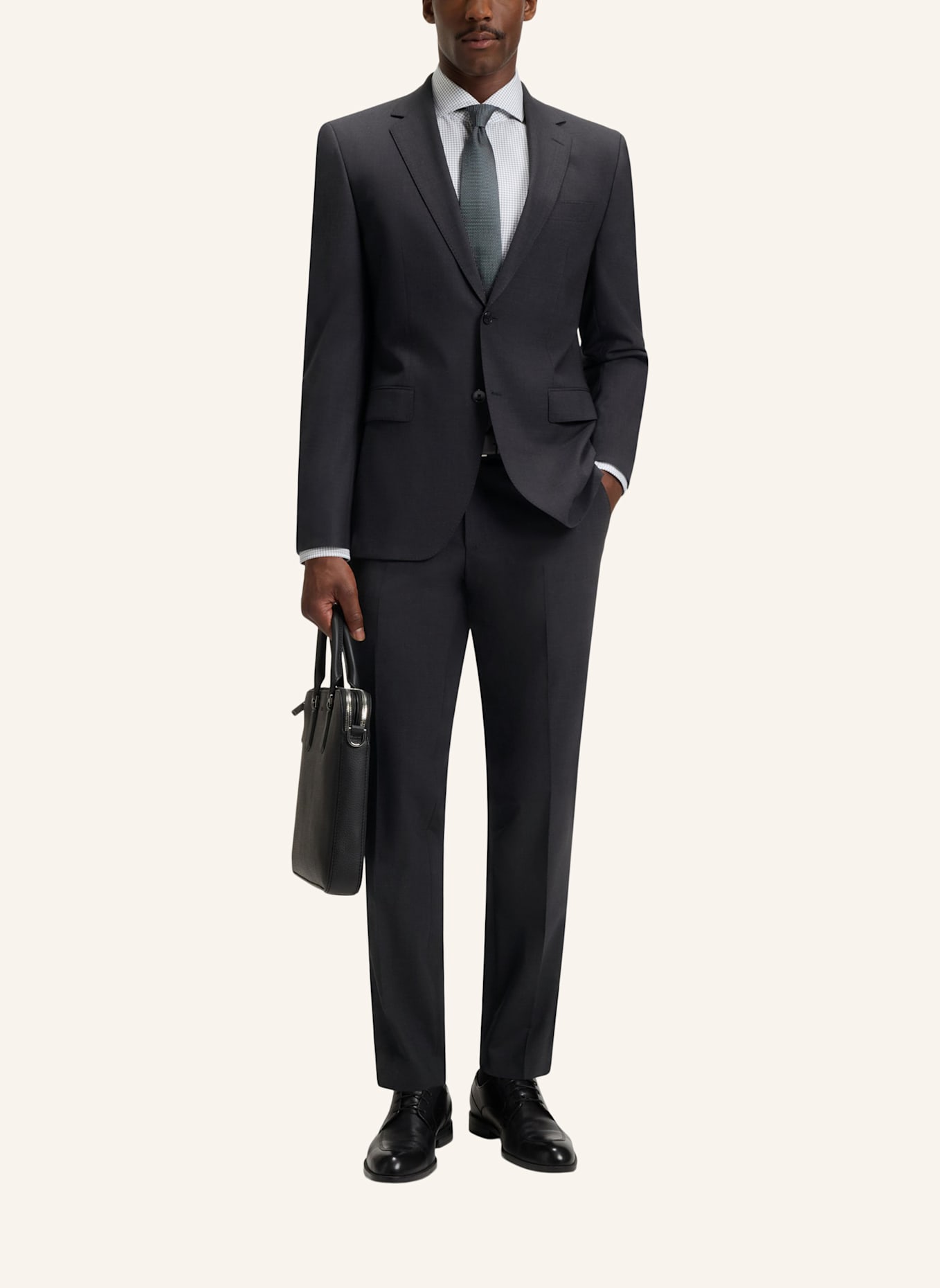 BOSS Business Anzug H-JECKSON-2PCS-224 Regular Fit: DUNKELGRAU