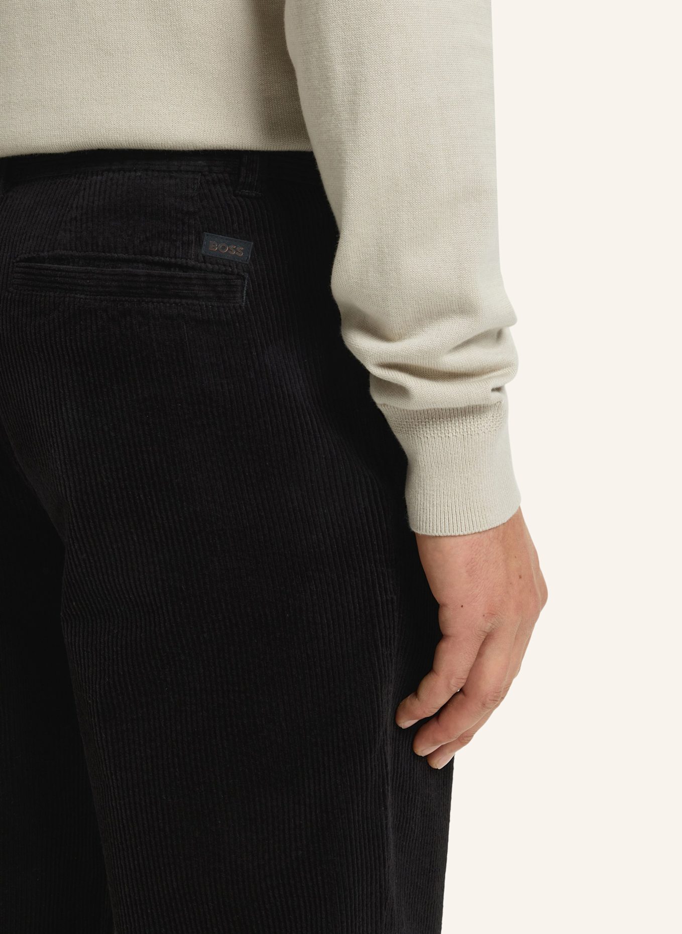 BOSS Casual Hose CHINO-SLIM-1 Regular Fit: SCHWARZ