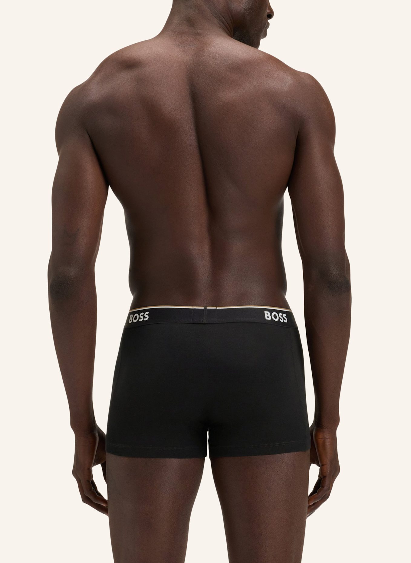 BOSS 3er-Pack Boxershorts POWER: SCHWARZ
