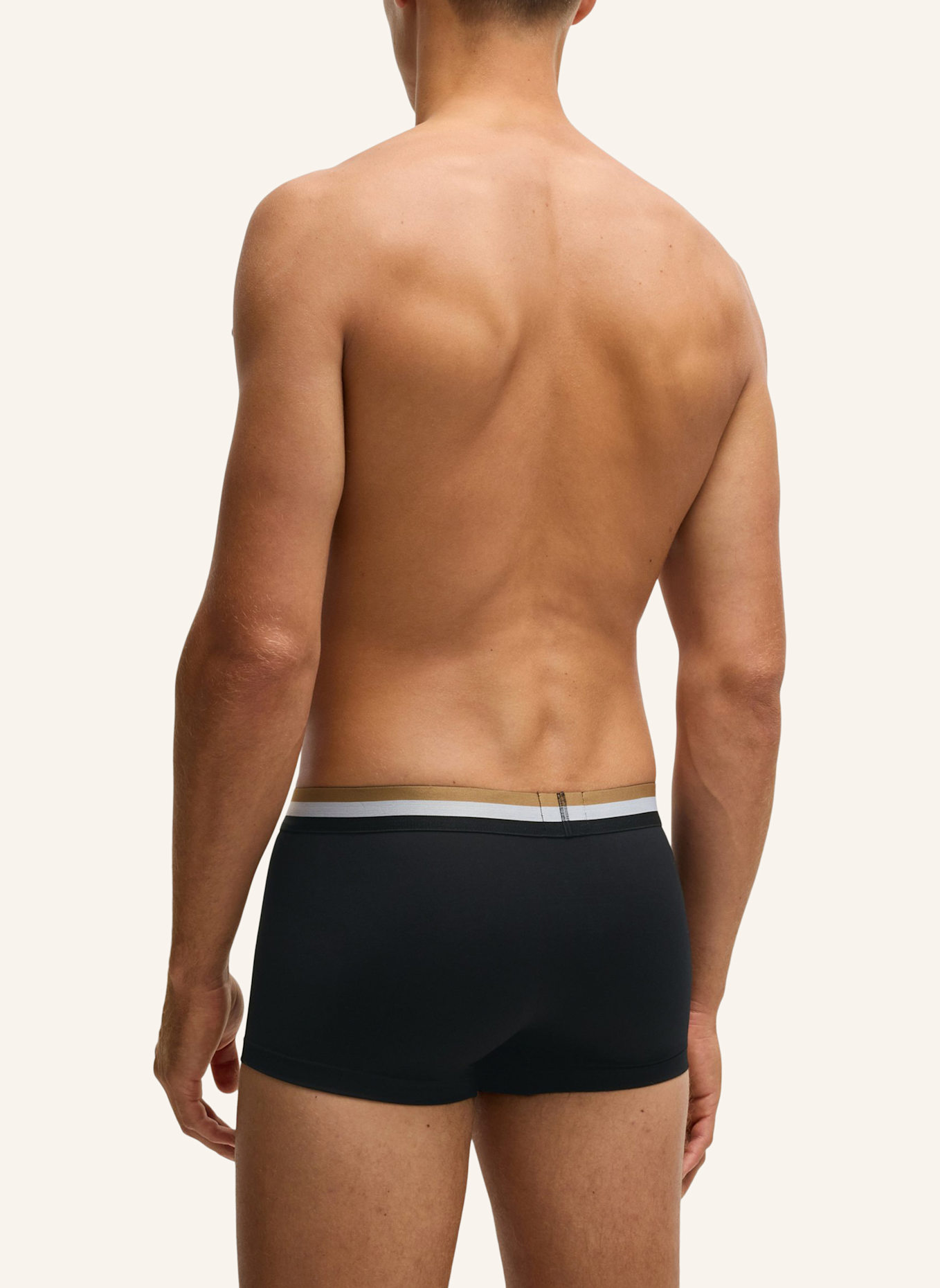 BOSS Boxershort TRUNK 3P MOTION: SCHWARZ