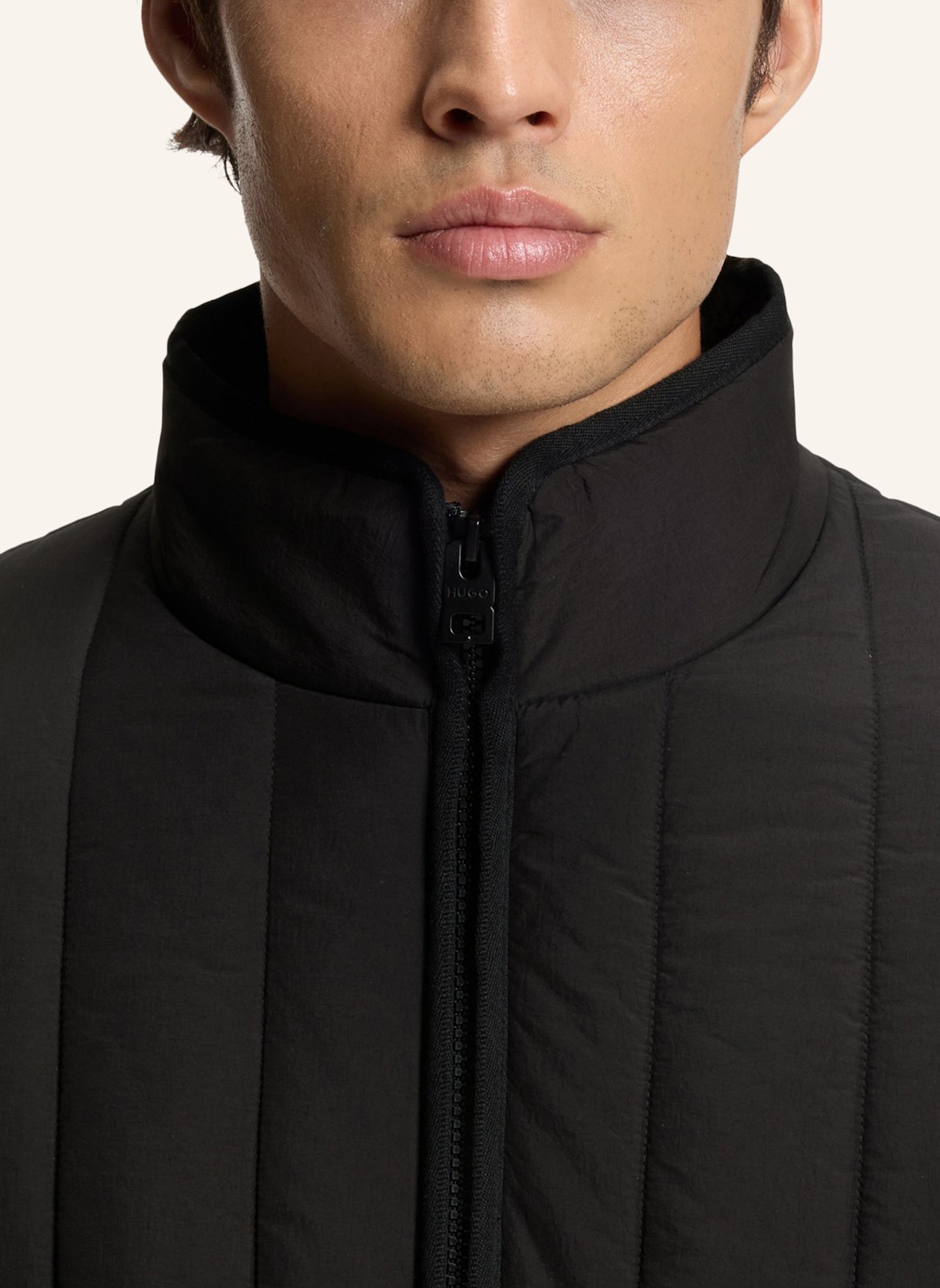 HUGO Casual Jacke BRENOTO2611 Regular Fit: SCHWARZ