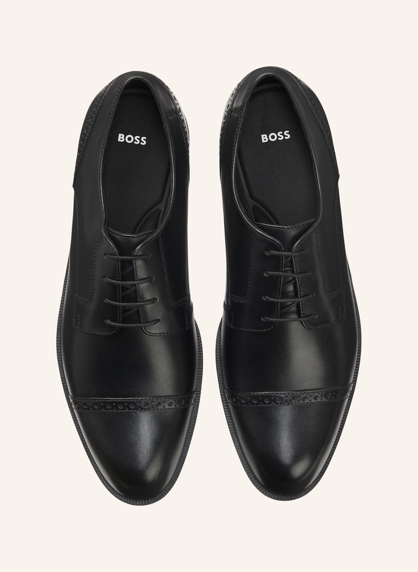 BOSS Business-Schnürschuh TAYIL_DERB_BUTCBR: SCHWARZ
