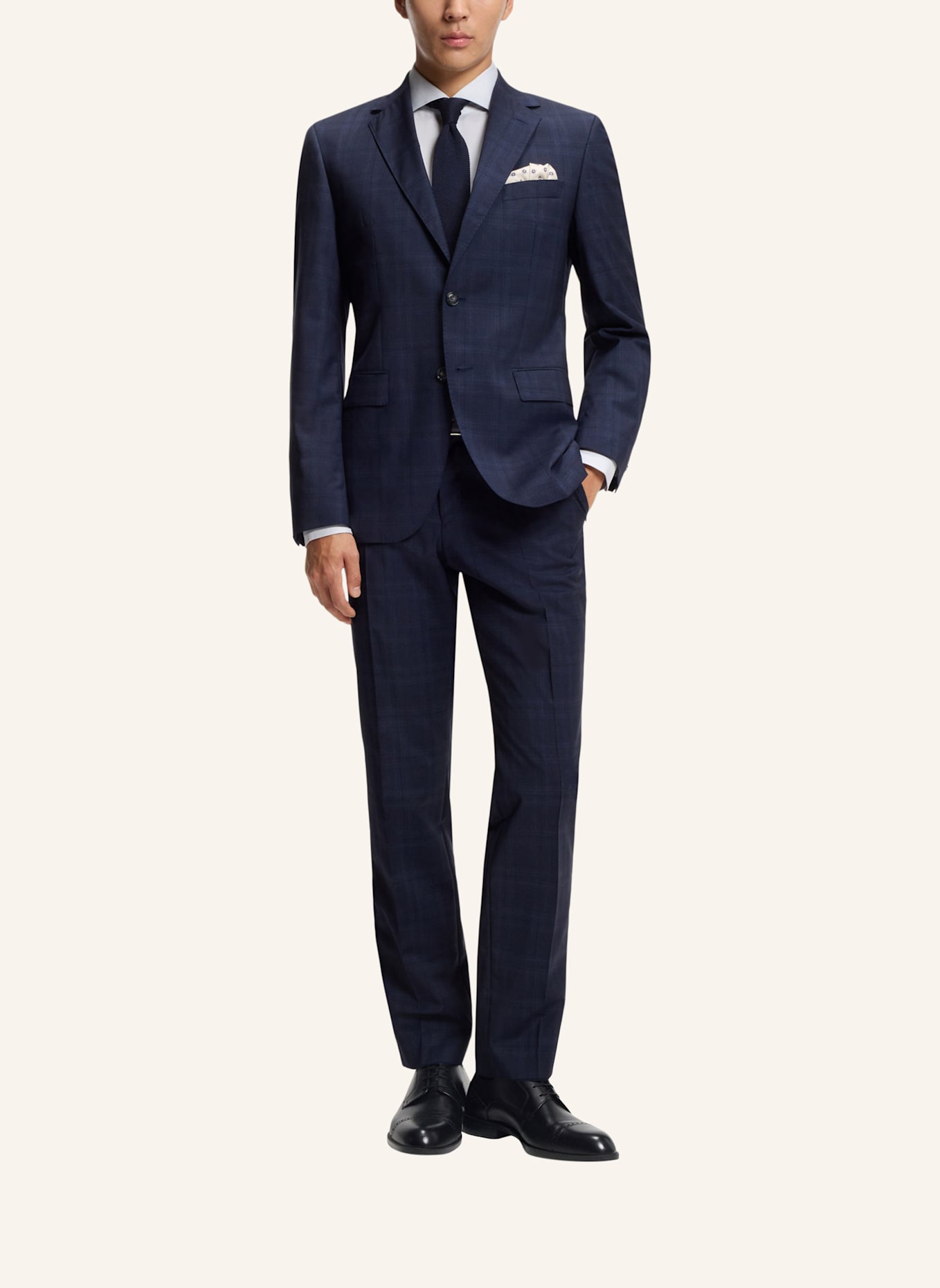 BOSS Business-Schnürschuh TAYIL_DERB_BUTCBR: SCHWARZ