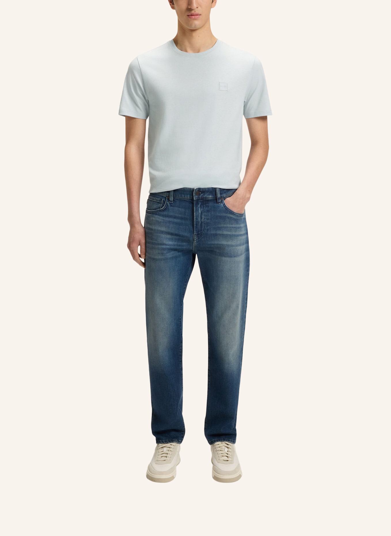 BOSS T-Shirt TALES: HELLGRAU