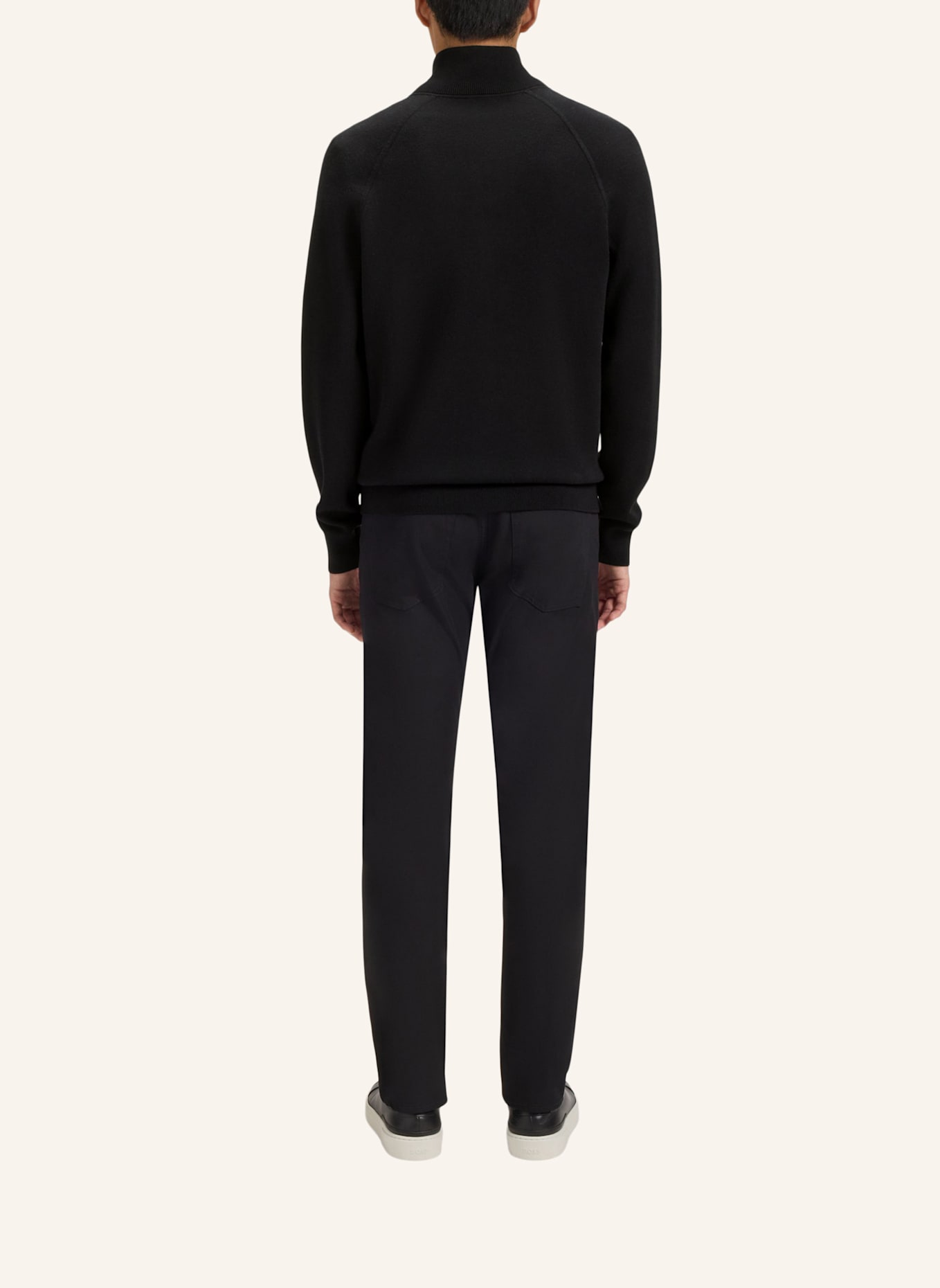 BOSS Strickjacke H-IDINO Regular Fit: SCHWARZ