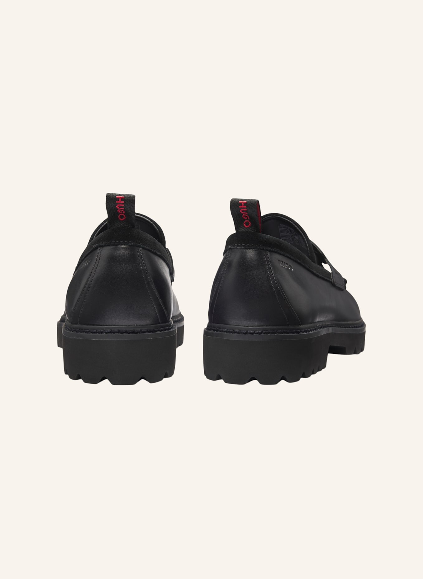 HUGO Casual Slipper DRAVEN_LOAF_PLLTSD: SCHWARZ