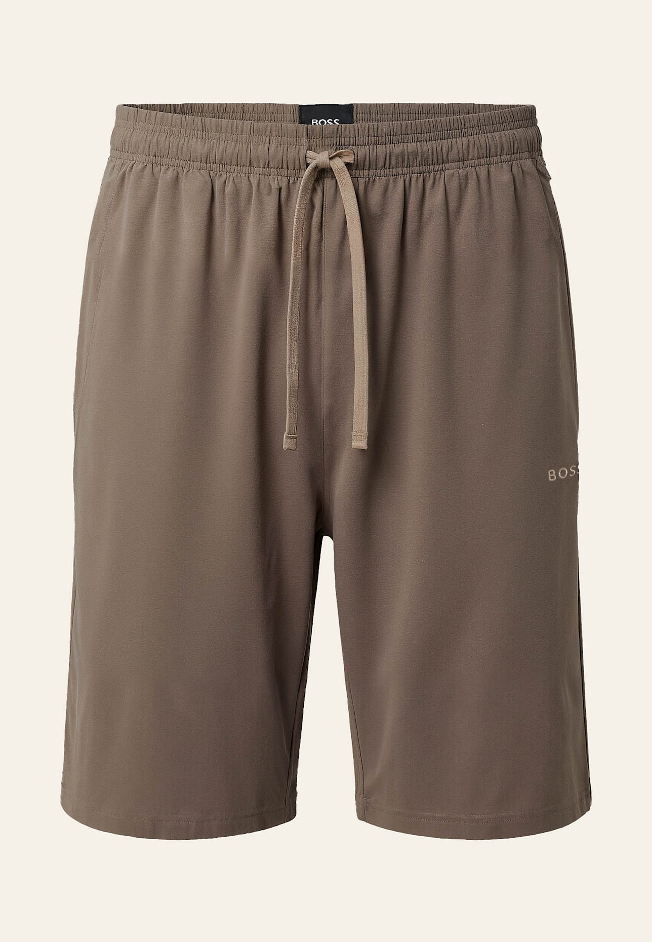 BOSS Loungewear Unterteil MIX&MATCH SHORT CW: BRAUN