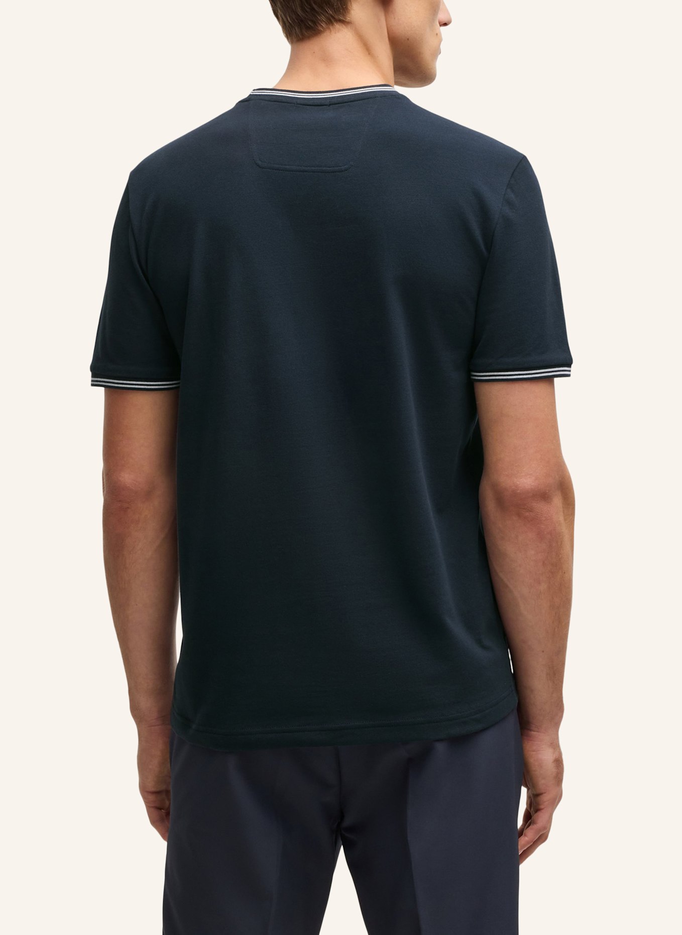 BOSS T-Shirt TAUL: DUNKELBLAU