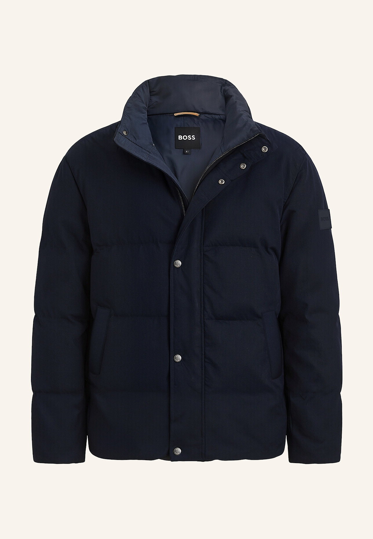 BOSS Daunenjacke P-DRADER: DUNKELBLAU