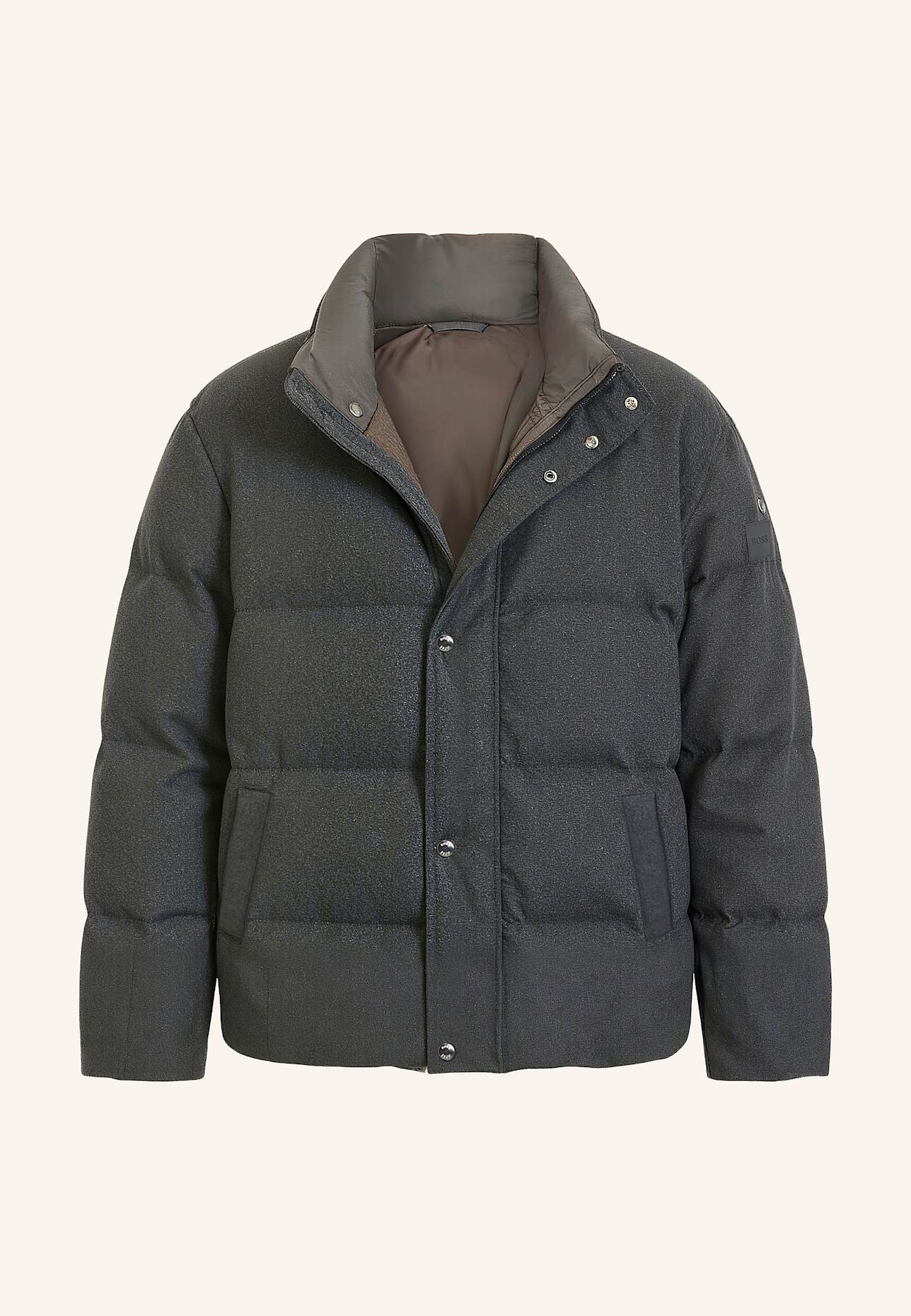 BOSS Daunenjacke P-DRADER: GRAU