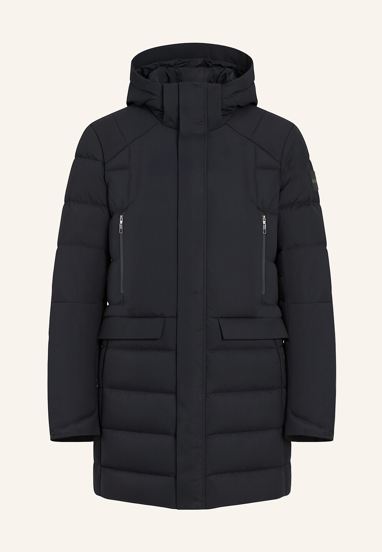 BOSS Parka J_ZORN IN Regular Fit: DUNKELBLAU