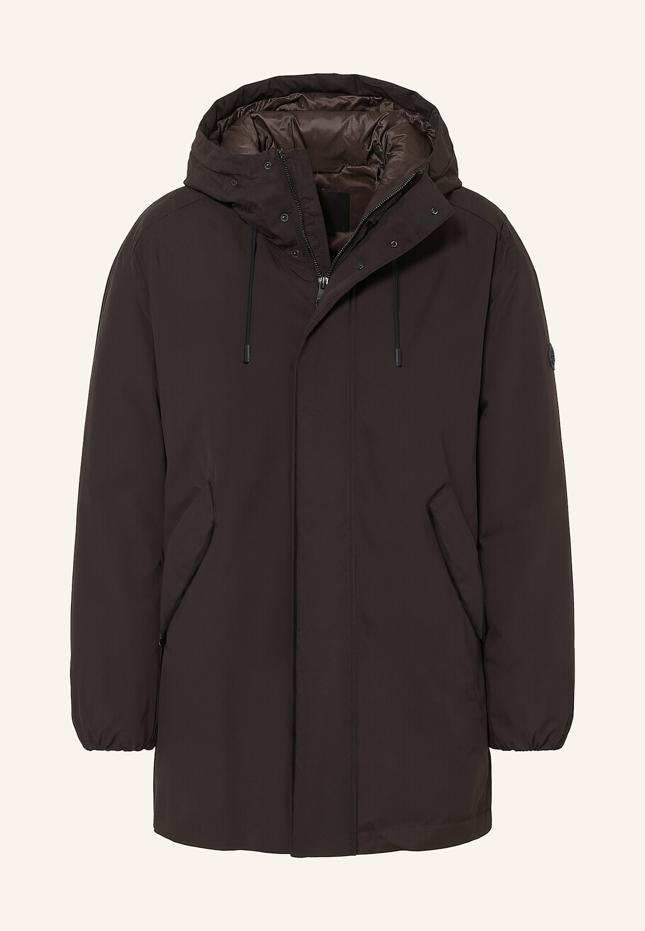 BOSS Casual Jacke C-DALARIM: DUNKELBRAUN