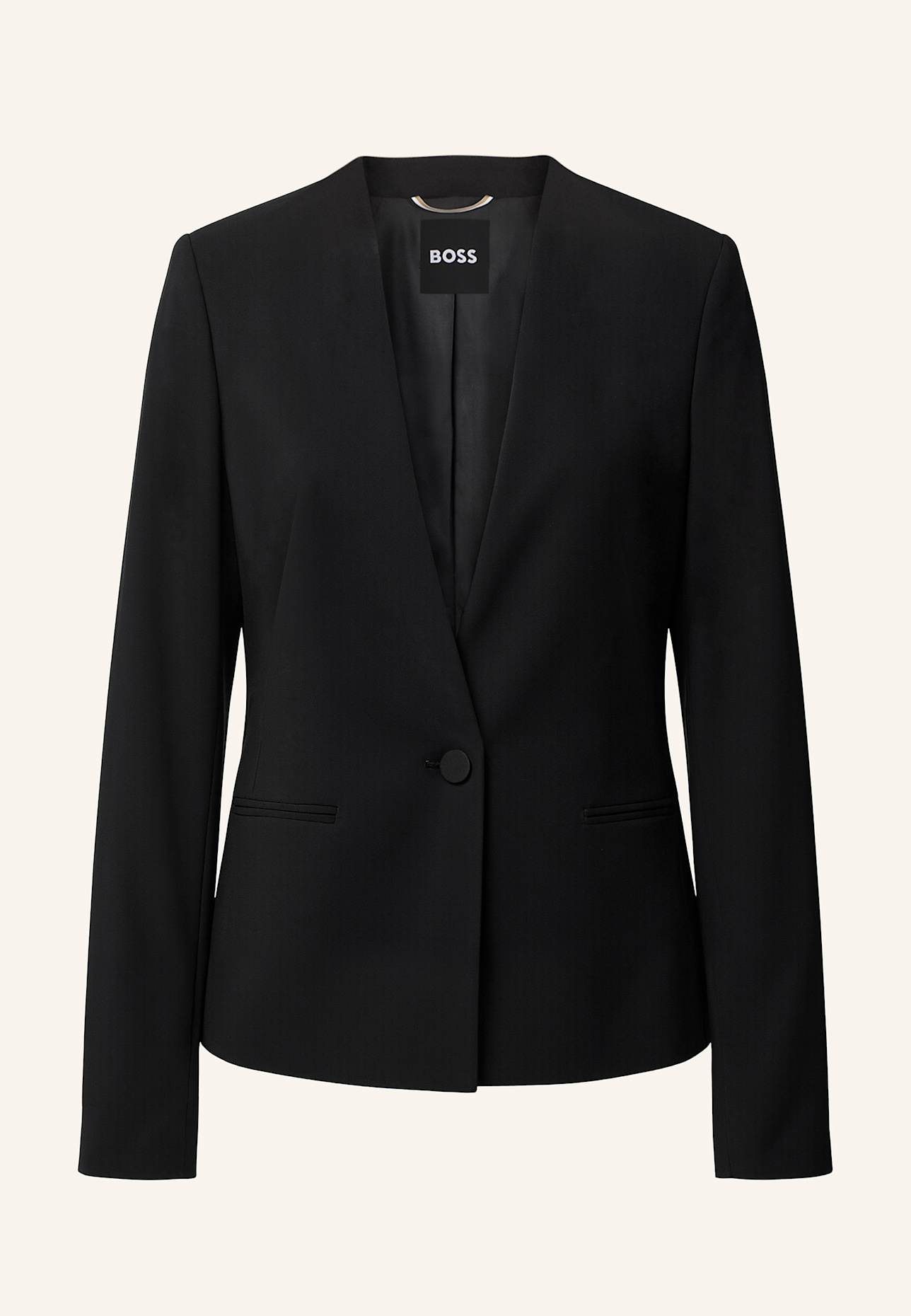 BOSS Blazer JEMMA1 Regular Fit: SCHWARZ