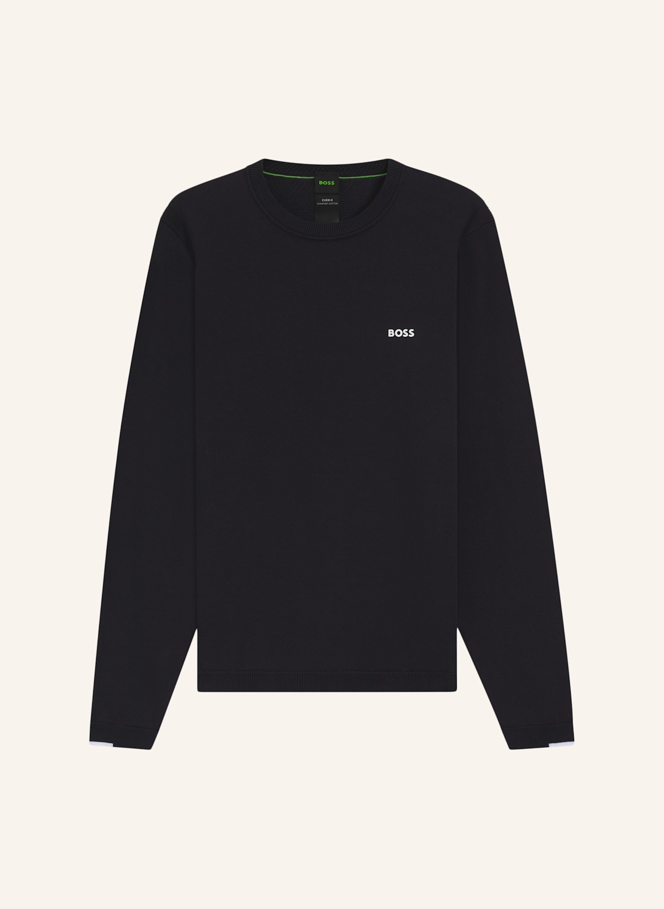 BOSS Pullover K_EVER-X CN Regular Fit: DUNKELBLAU