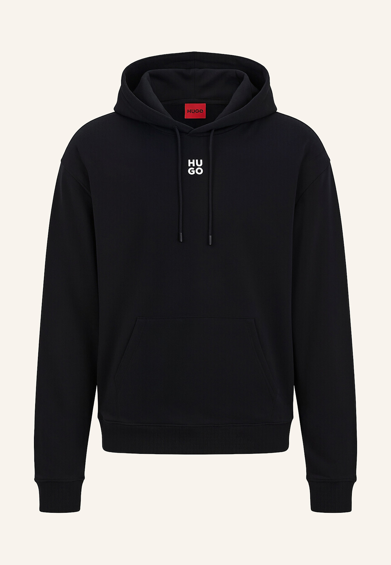 HUGO Sweatshirt DELFINIA Regular Fit: SCHWARZ